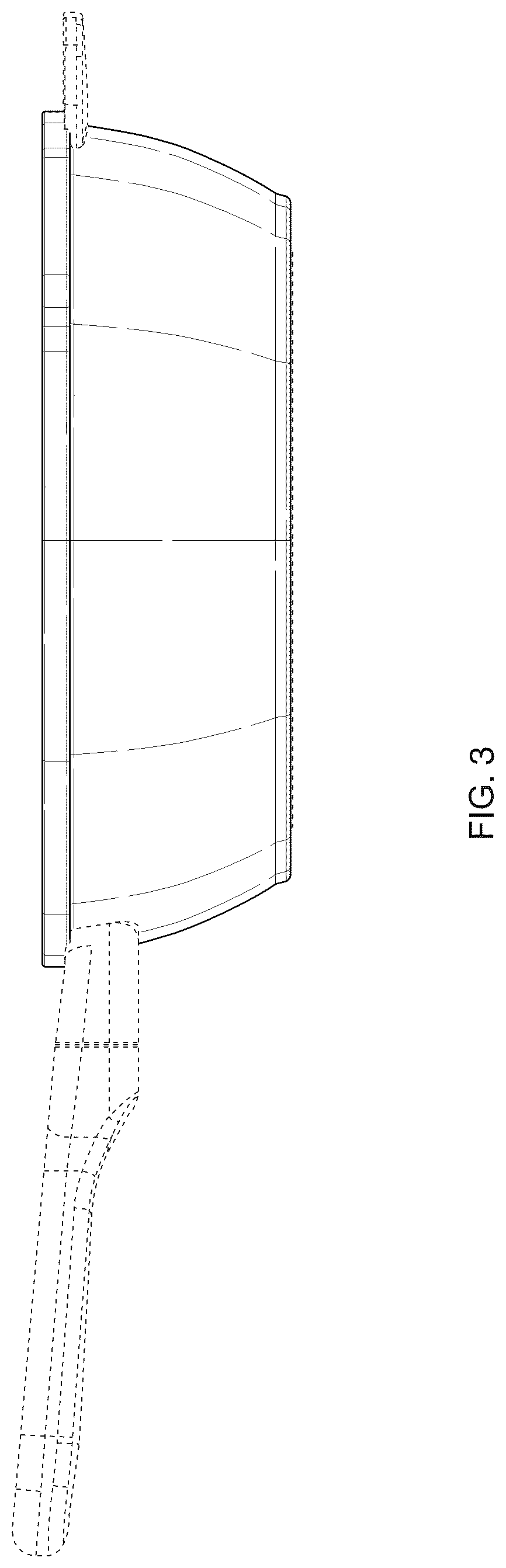 Patent USD1044387 Figure 3 – Cookware with utensil retainer