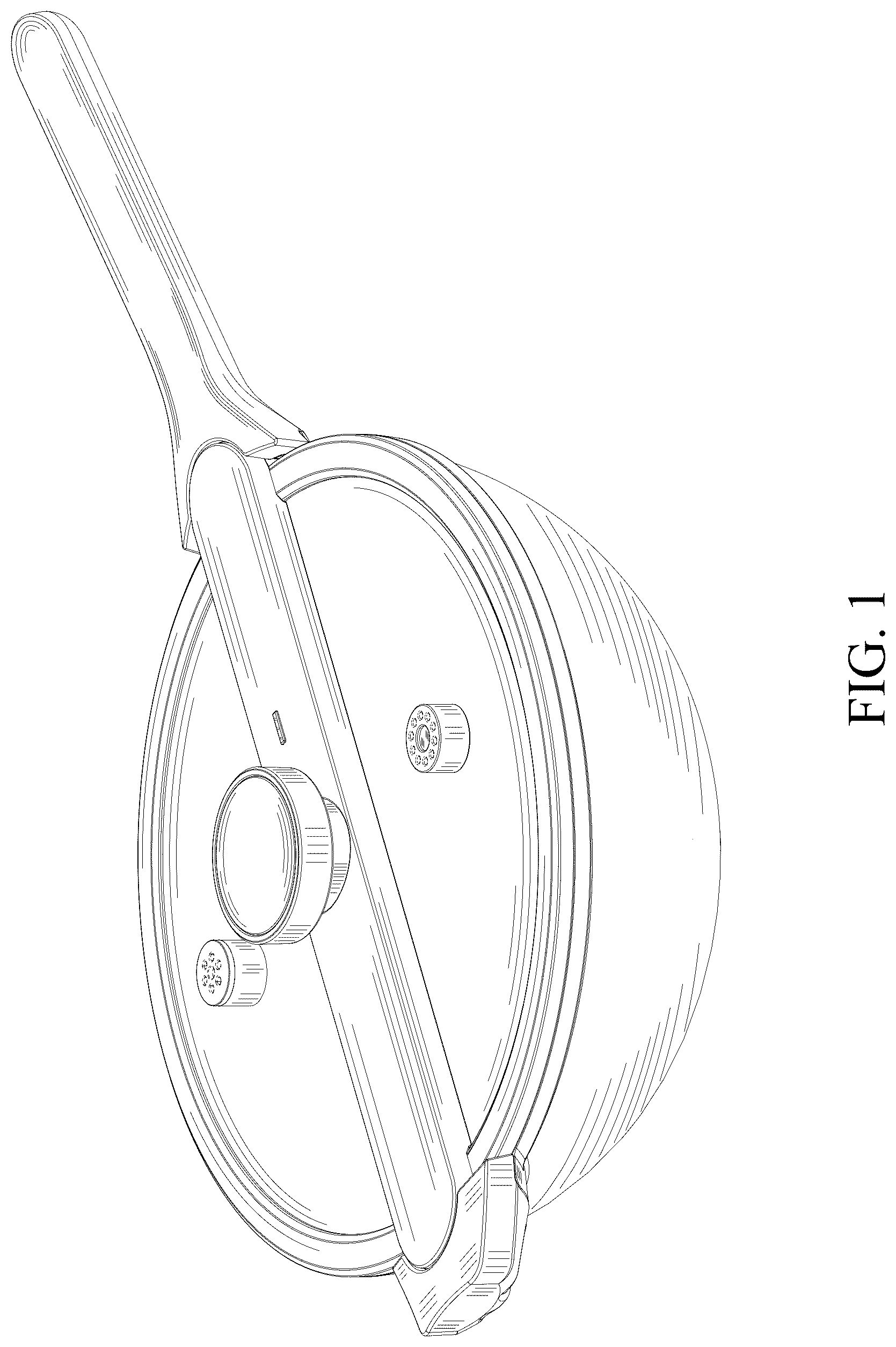 Patent USD1044388 Figure 1 – Fry pan
