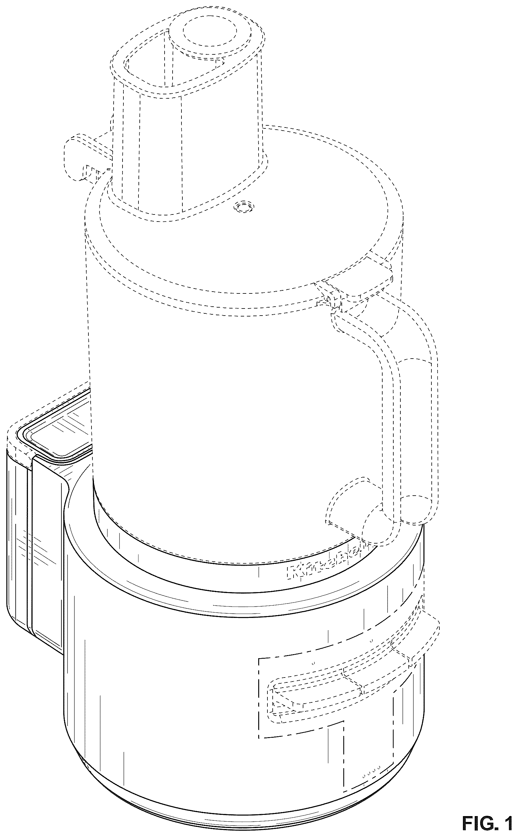 Patent USD1044389 Figure 1 – Food processor