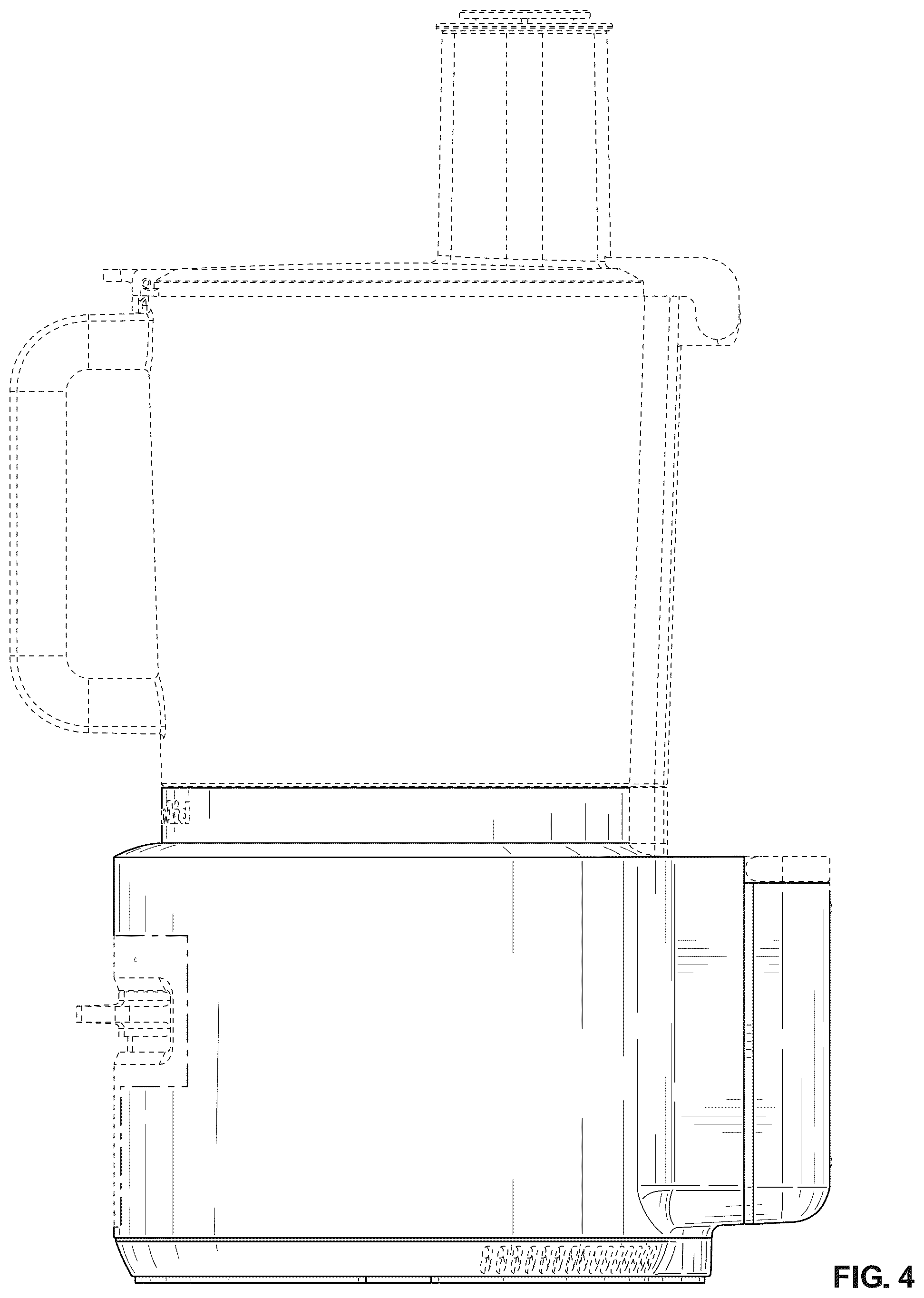 Patent USD1044389 Figure 4 – Food processor