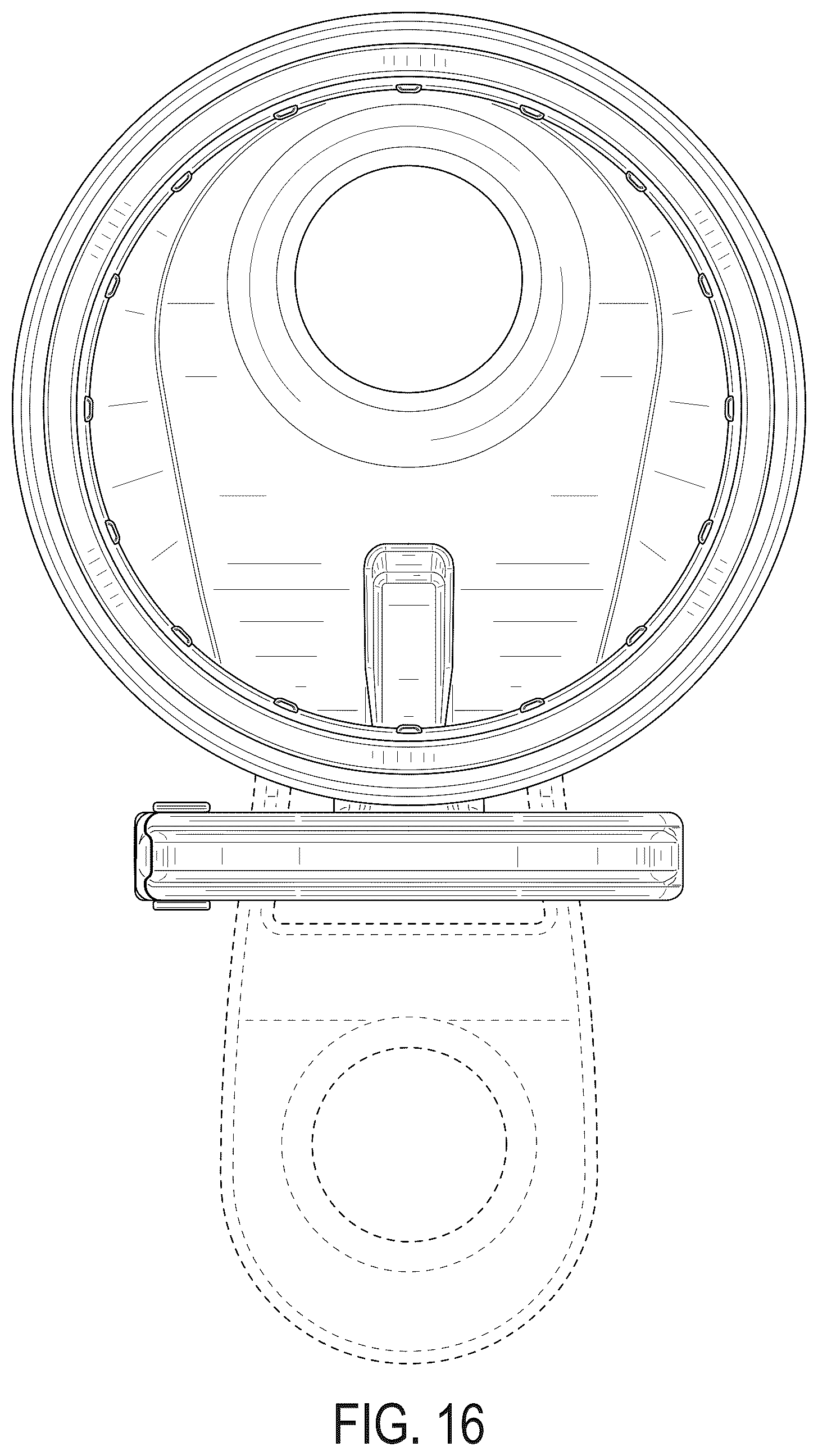 Patent USD1044390 Figure 16 – Lid for beverage container