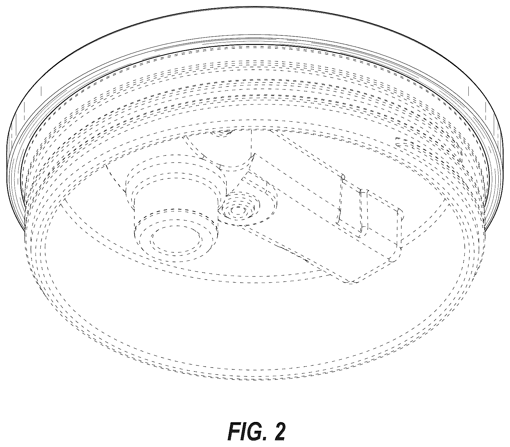 Patent USD1044392 Figure 2 – Container lid