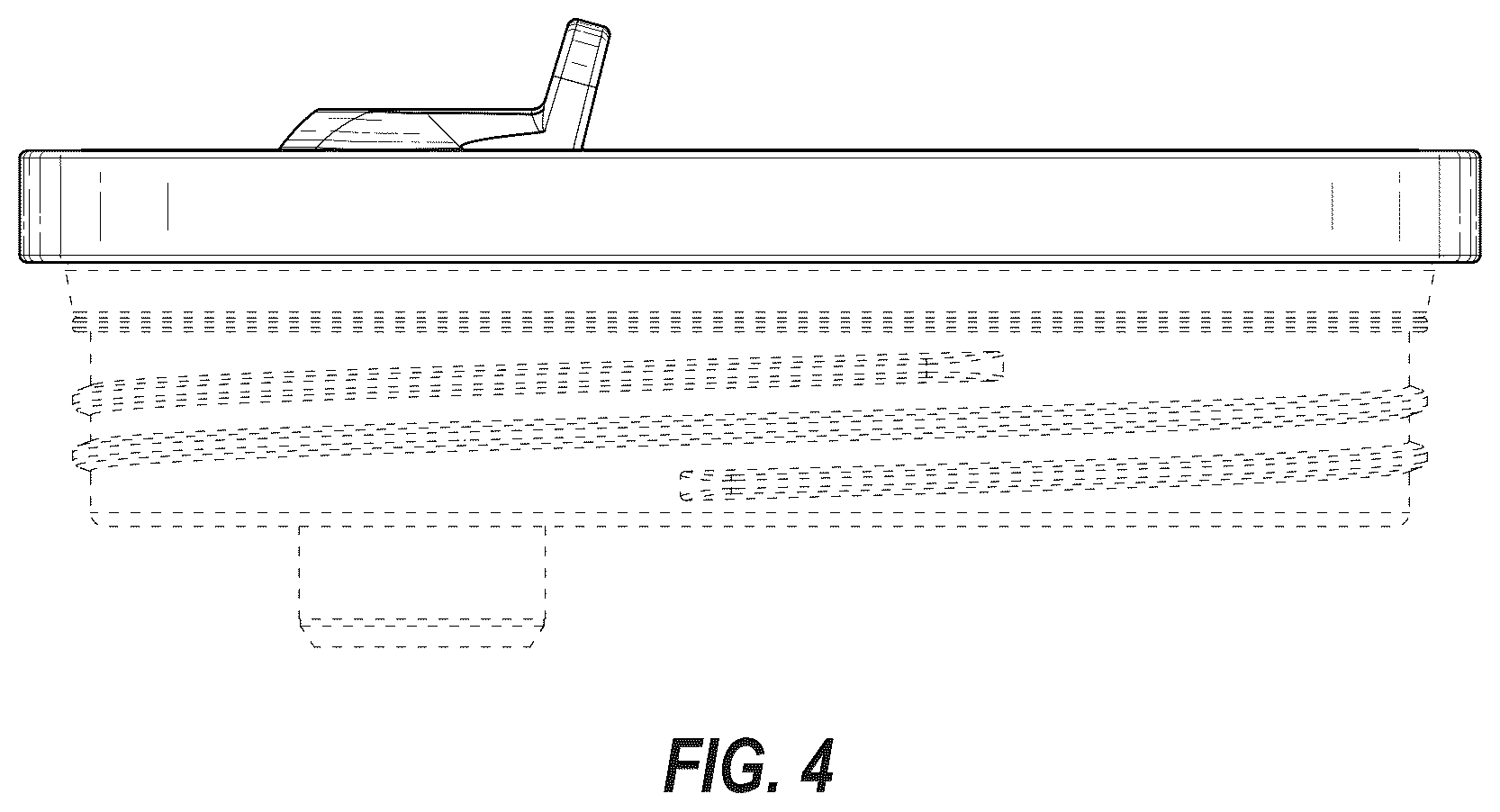 Patent USD1044392 Figure 4 – Container lid