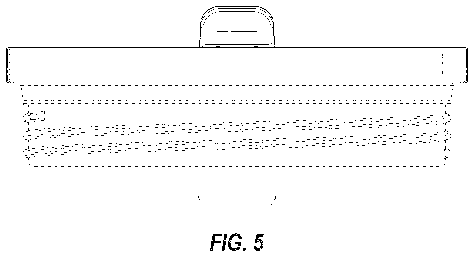 Patent USD1044392 Figure 5 – Container lid