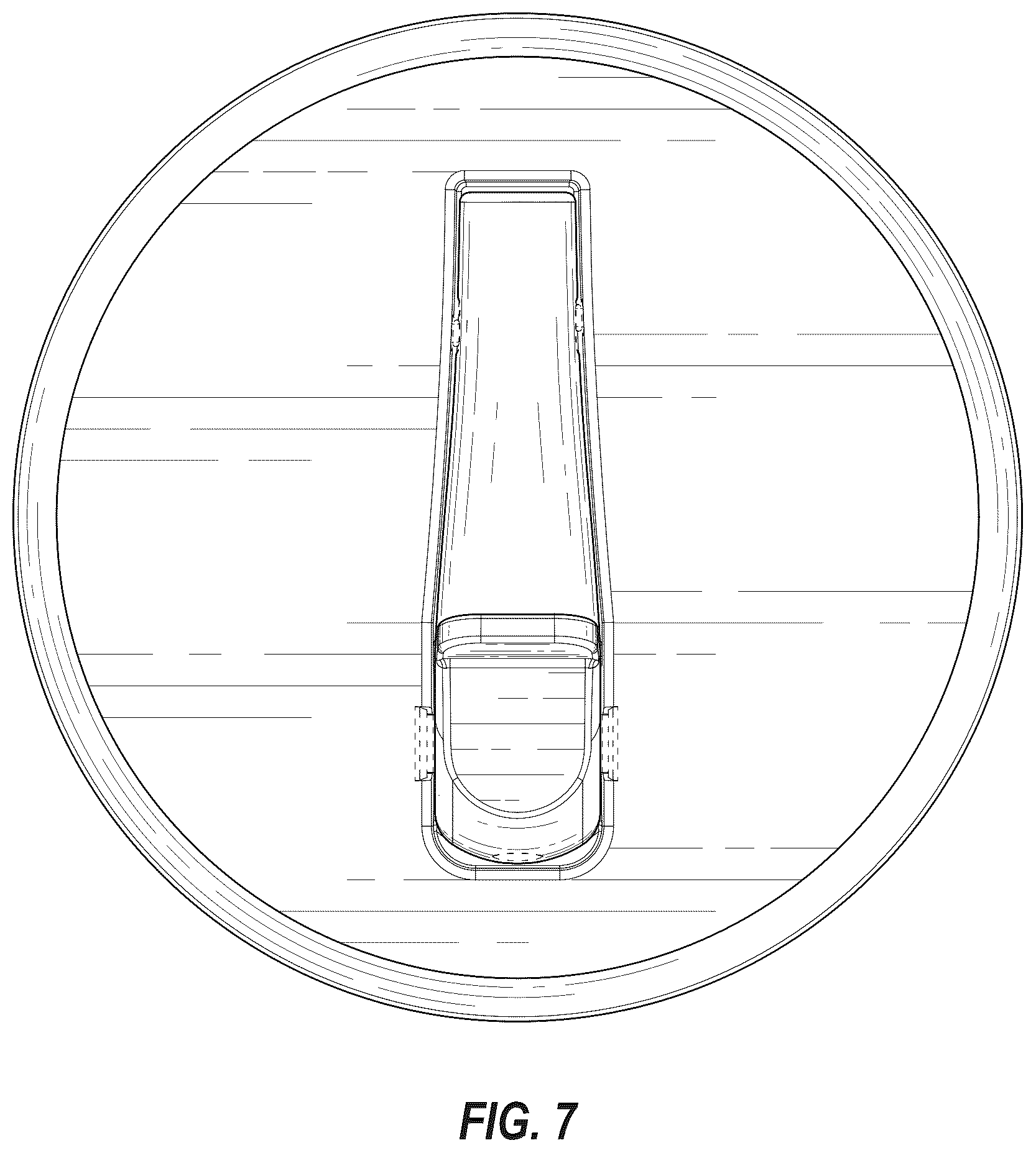 Patent USD1044392 Figure 7 – Container lid