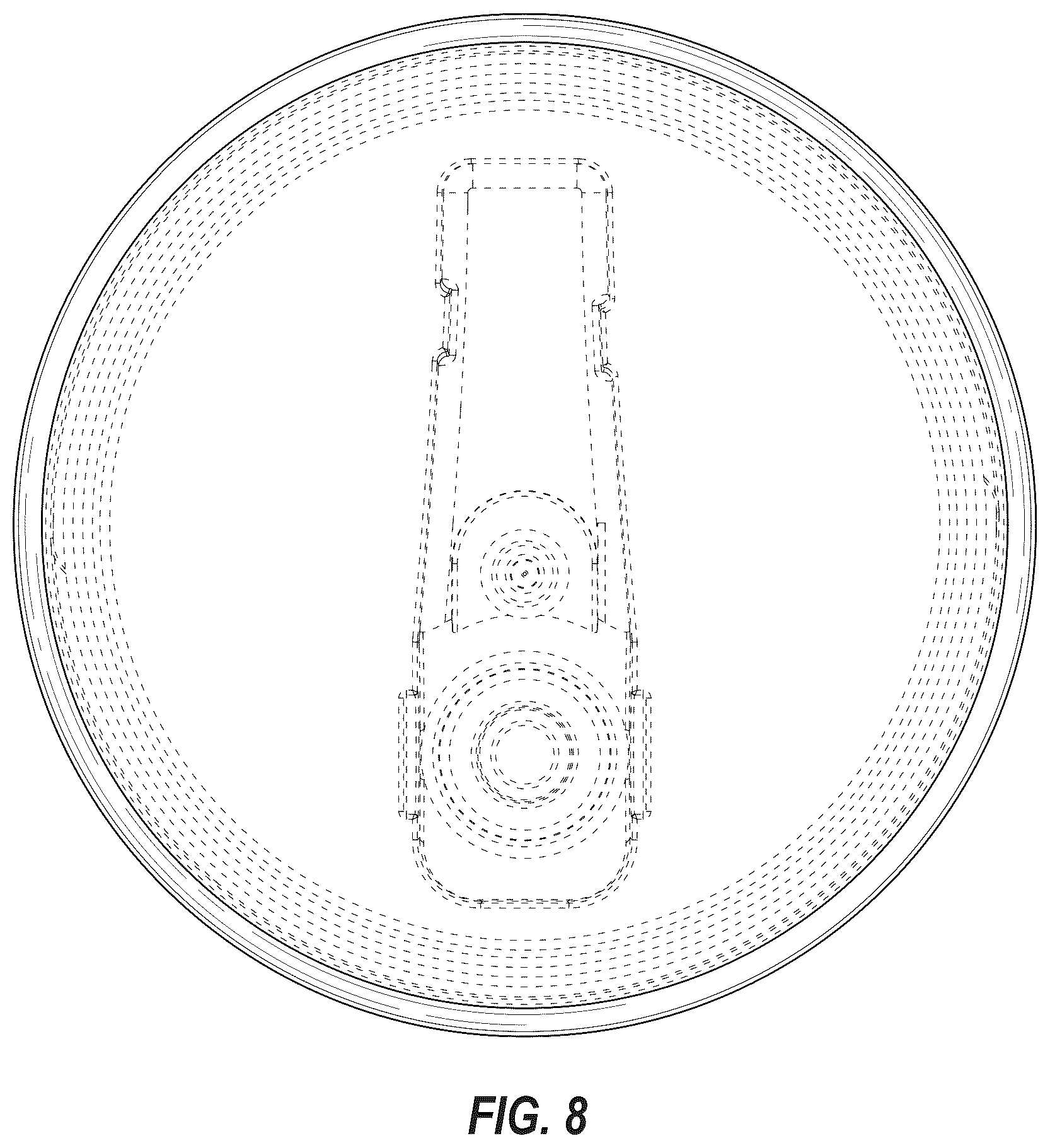 Patent USD1044392 Figure 8 – Container lid