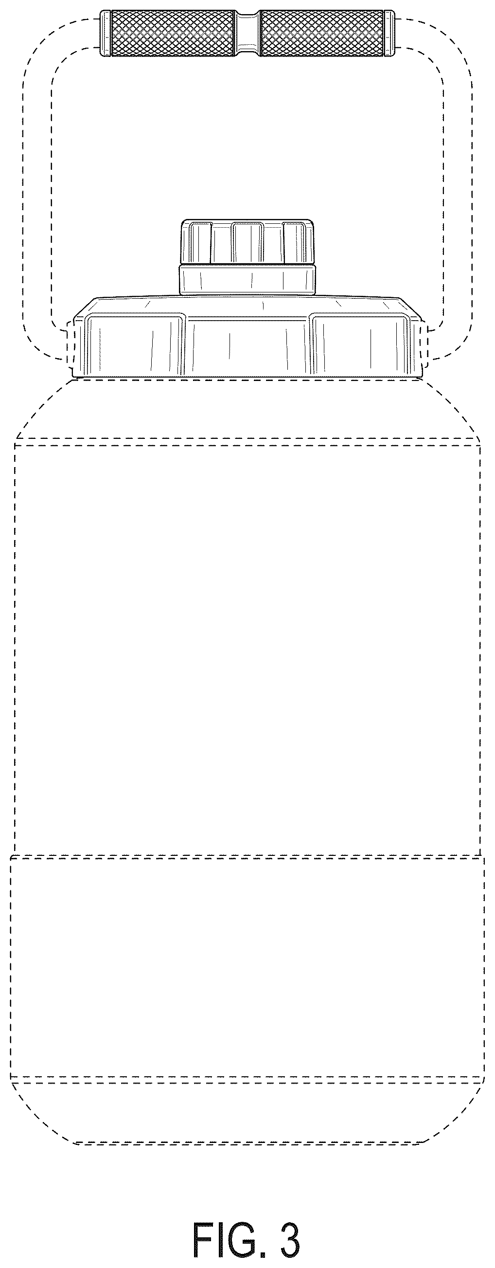 Patent USD1044393 Figure 3 – Lid for beverage container