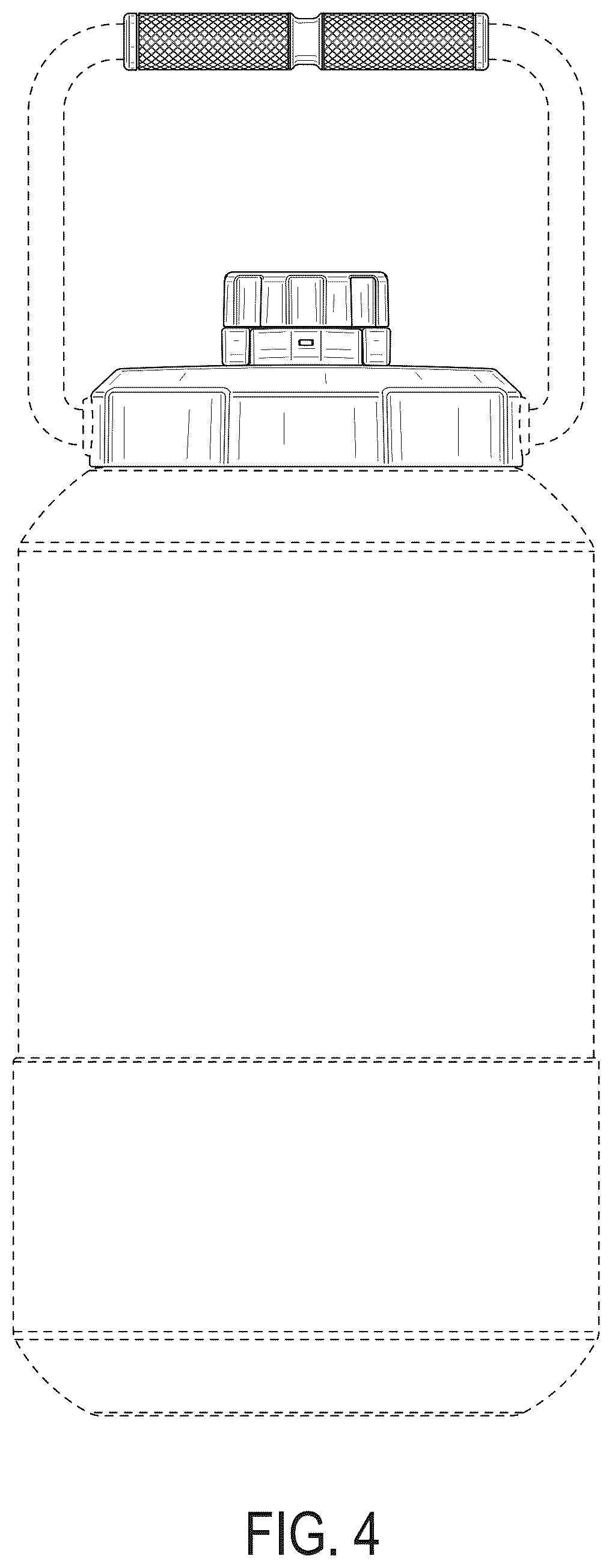 Patent USD1044393 Figure 4 – Lid for beverage container