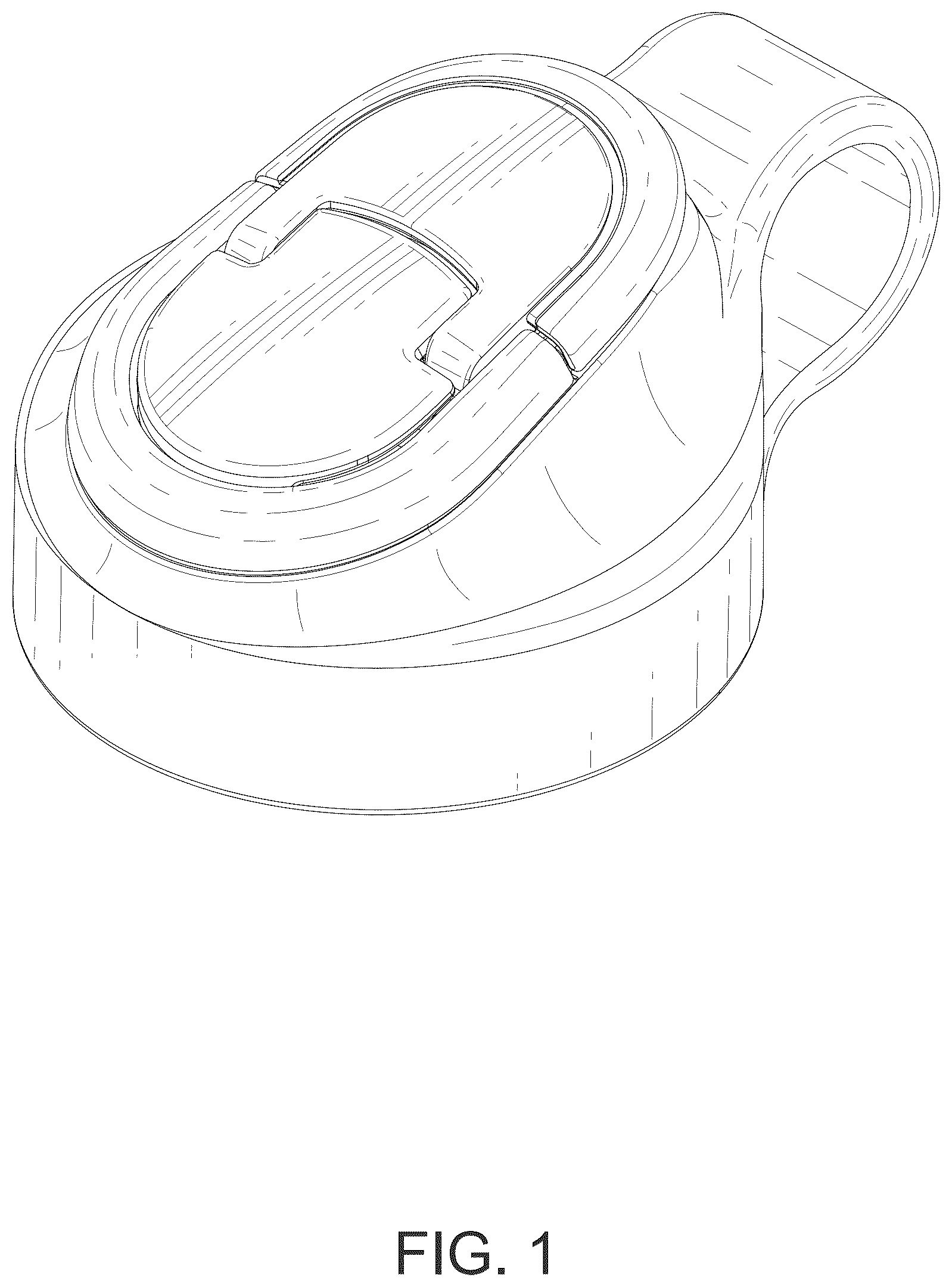 Patent USD1044394 Figure 1 – Cup lid
