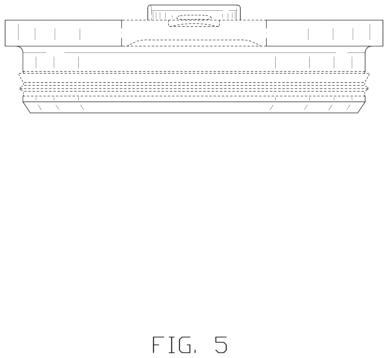 Patent USD1044395 Figure 5 – Container lid