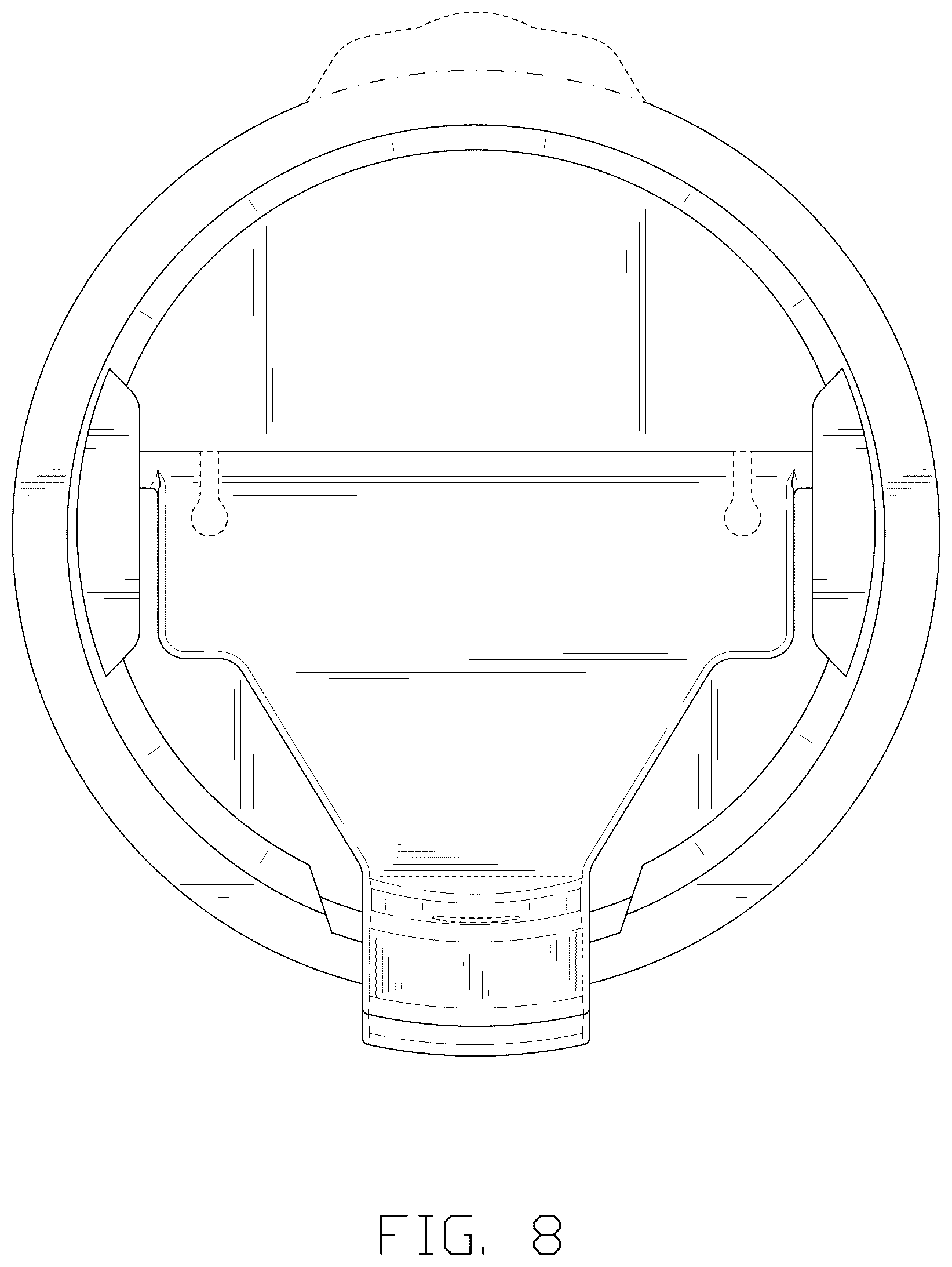 Patent USD1044395 Figure 8 – Container lid