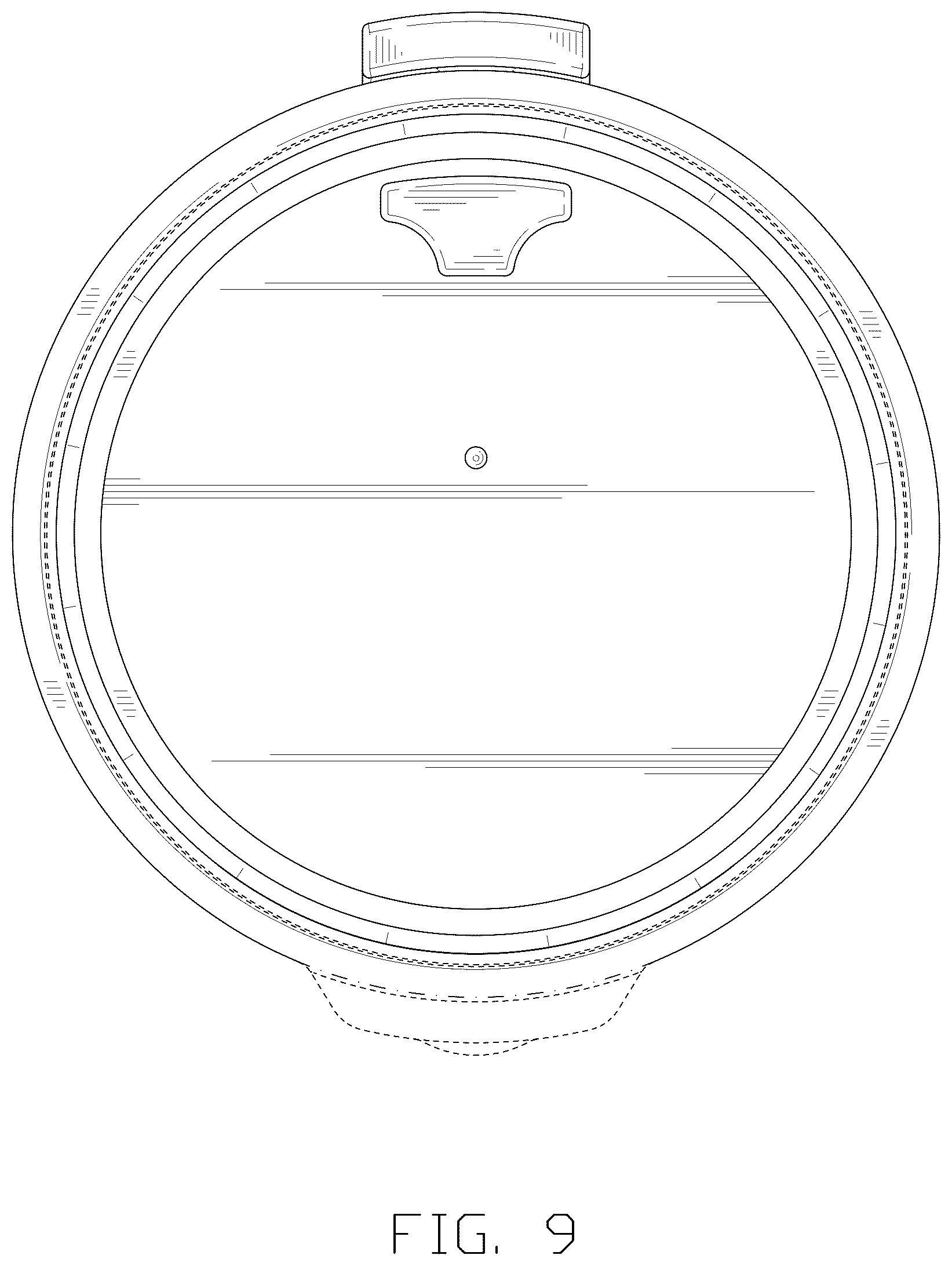 Patent USD1044395 Figure 9 – Container lid
