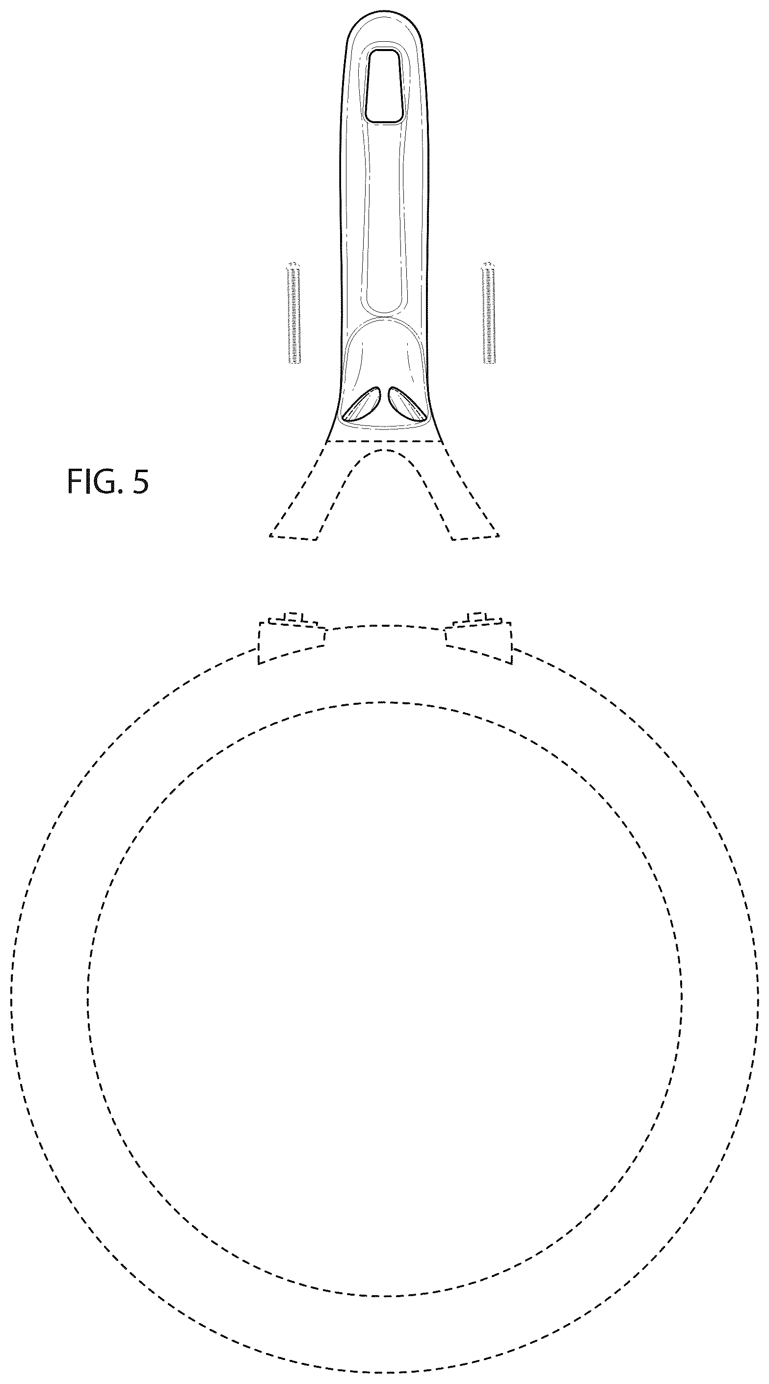 Patent USD1044396 Figure 5 – Handle for cookware