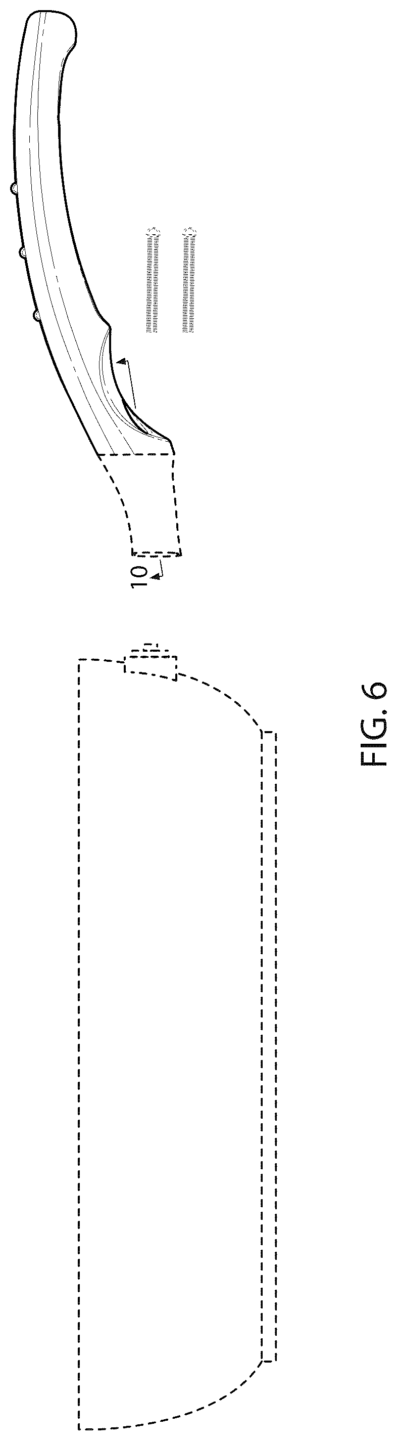 Patent USD1044396 Figure 6 – Handle for cookware
