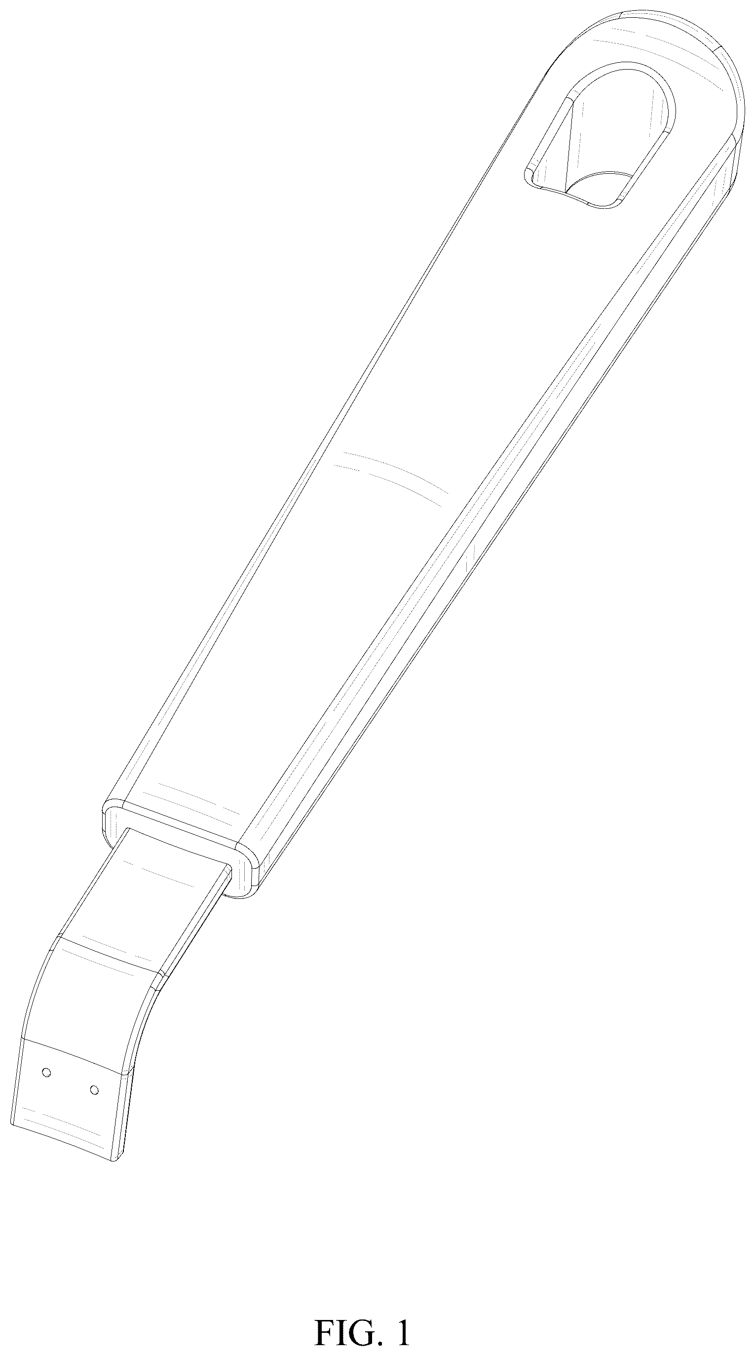 Patent USD1044397 Figure 1 – Pan handle