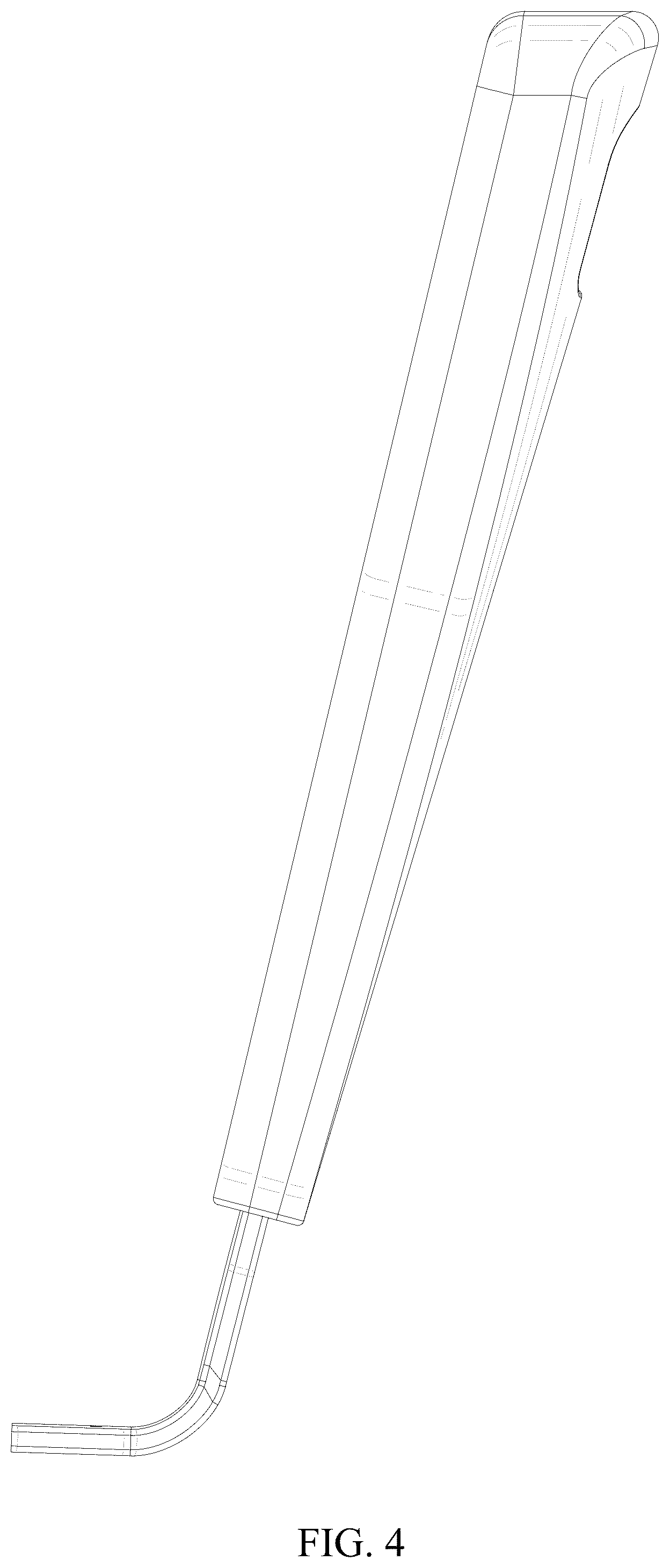 Patent USD1044397 Figure 3 – Pan handle