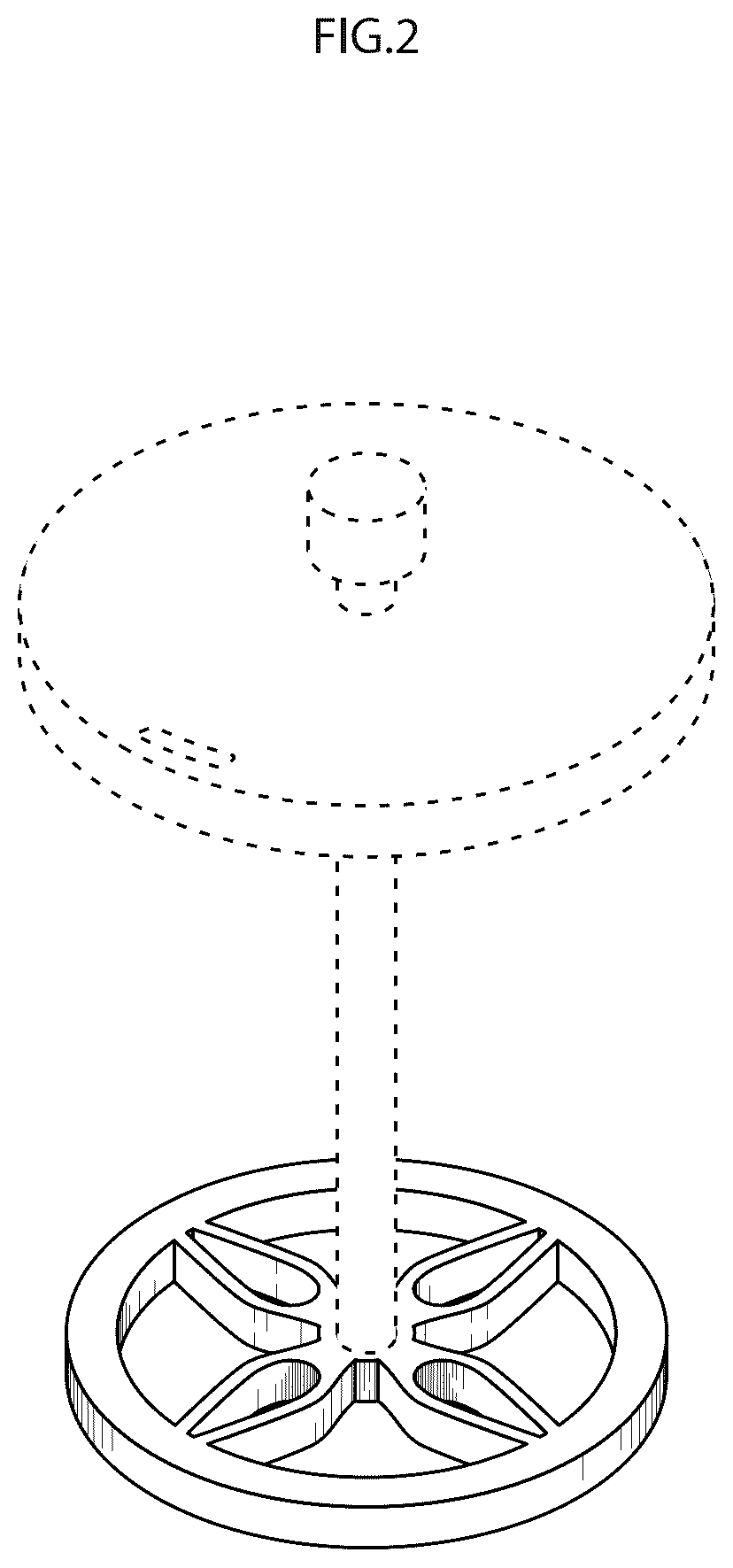 Patent USD1044399 Figure 2 – French press mixer