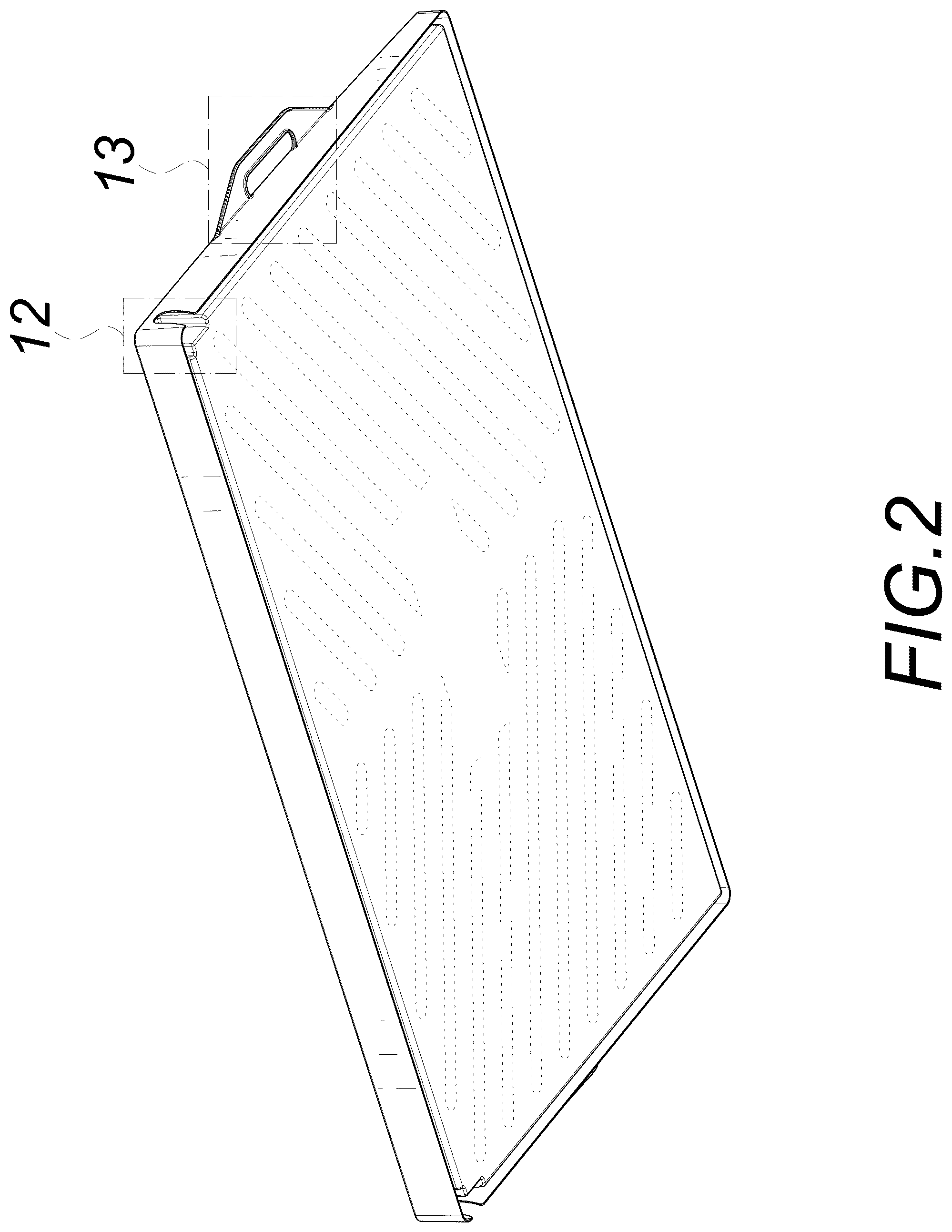 Patent USD1044402 Figure 2 – Grill cover