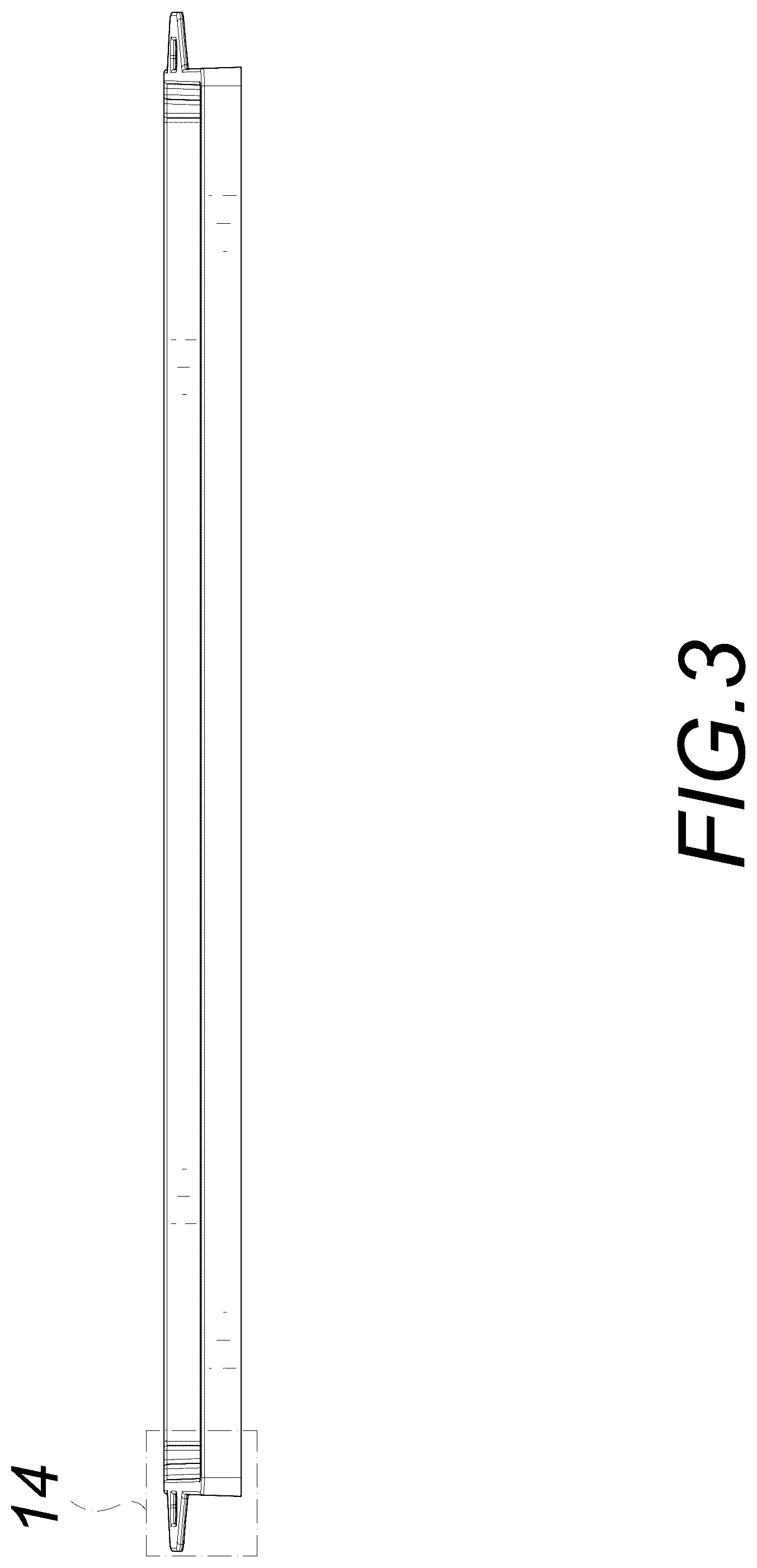 Patent USD1044402 Figure 3 – Grill cover