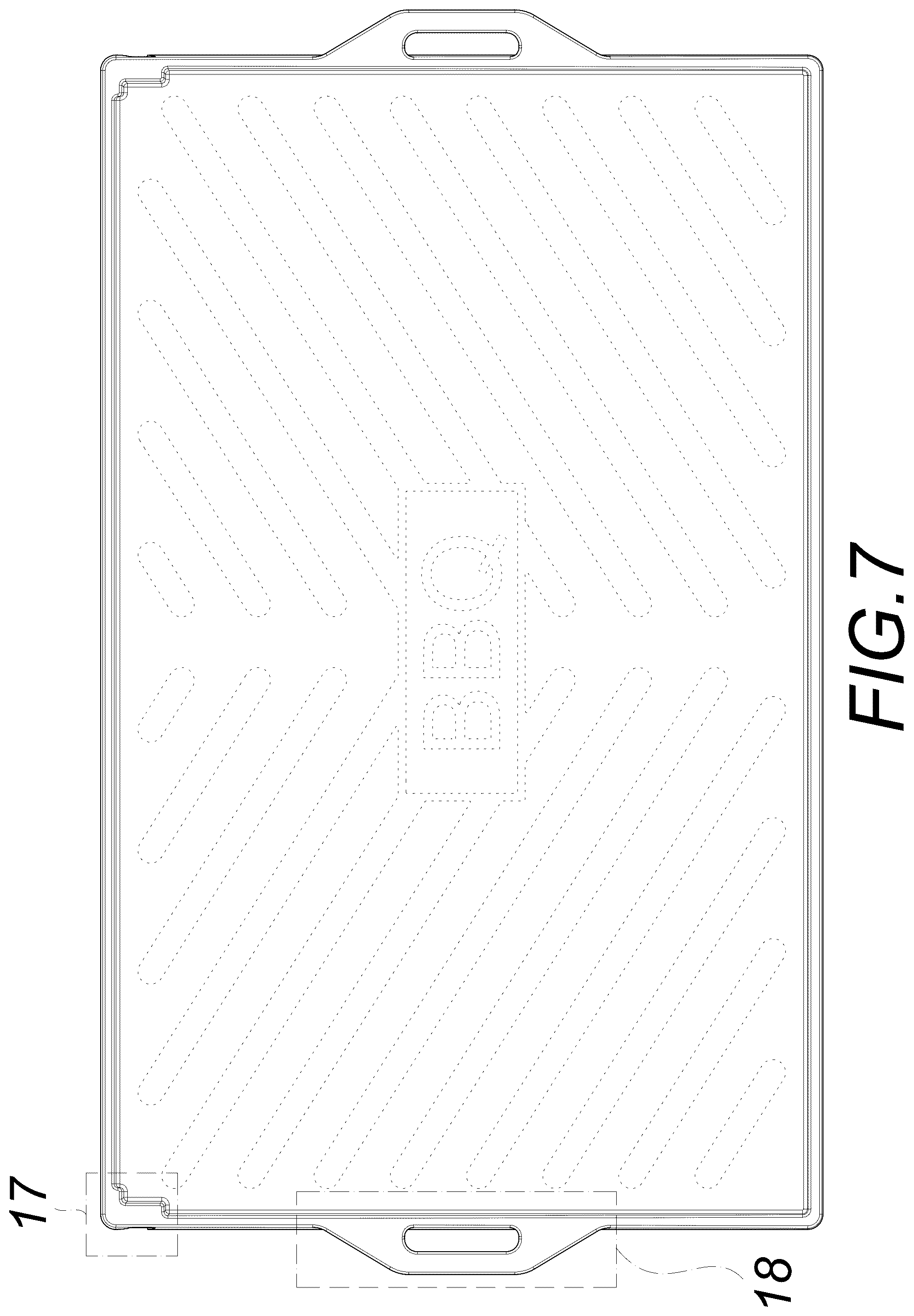 Patent USD1044402 Figure 7 – Grill cover