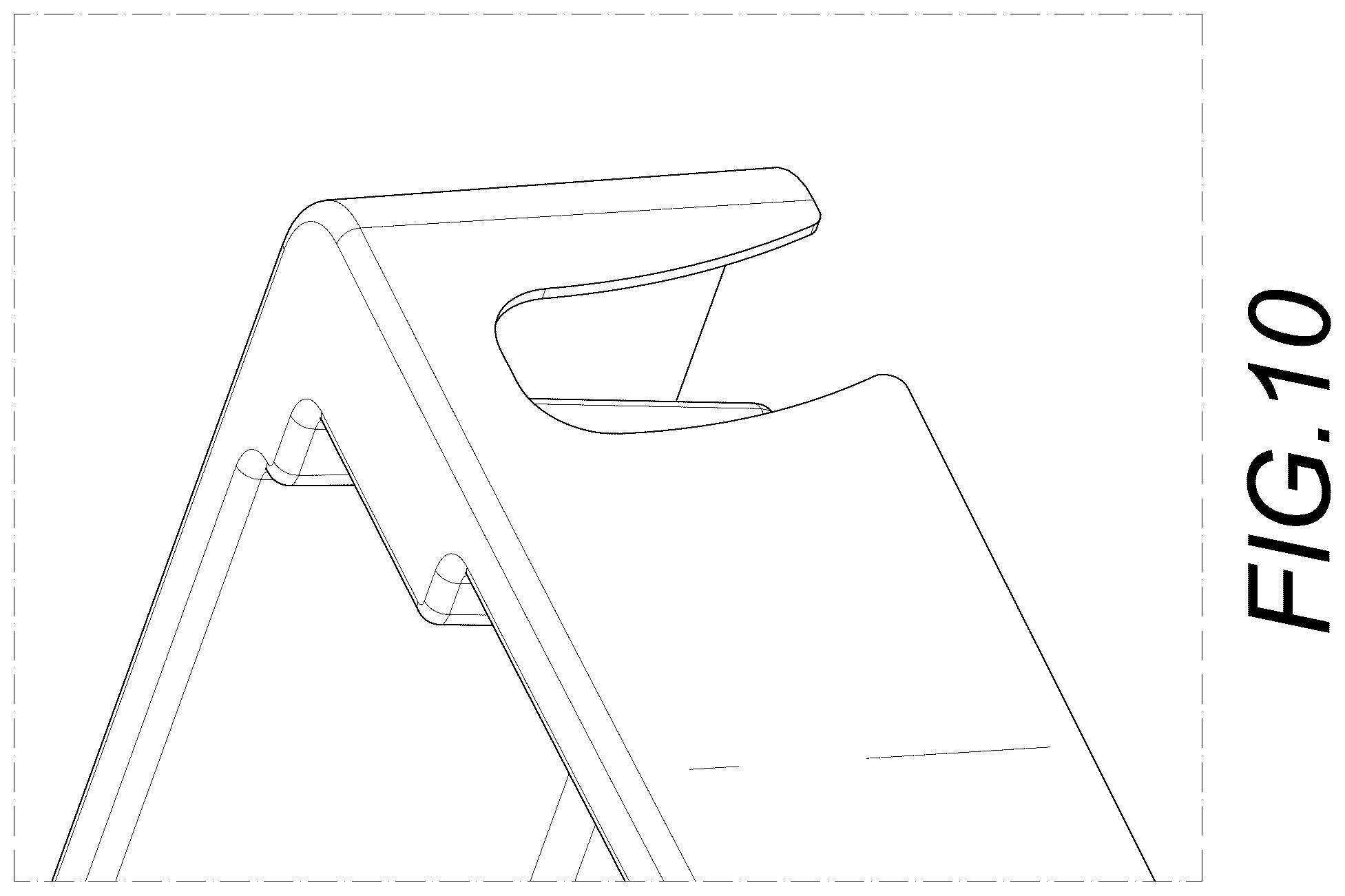 Patent USD1044402 Figure 10 – Grill cover