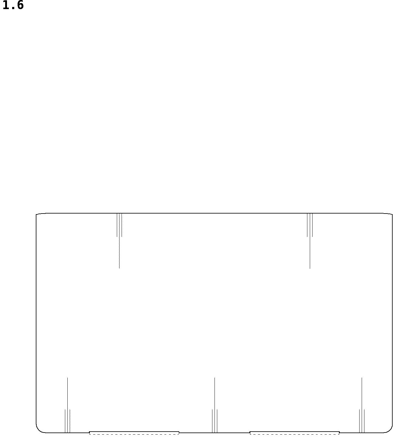 Patent USD1044403 Figure 6 – Hinge for cooking appliance