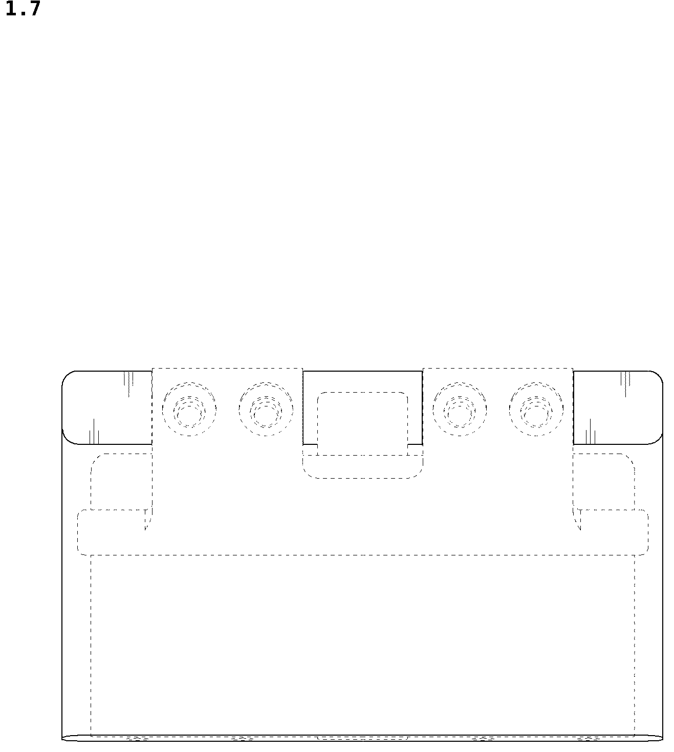 Patent USD1044403 Figure 7 – Hinge for cooking appliance