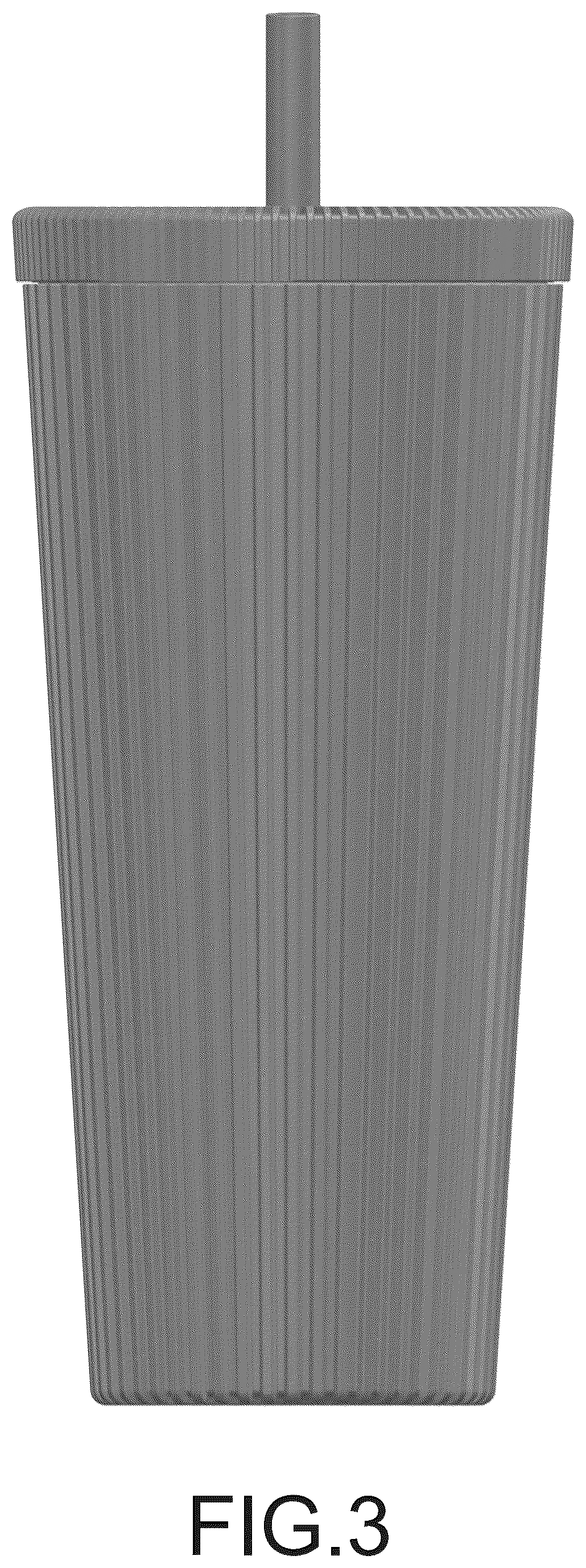 Patent USD1044405 Figure 3 – Cup