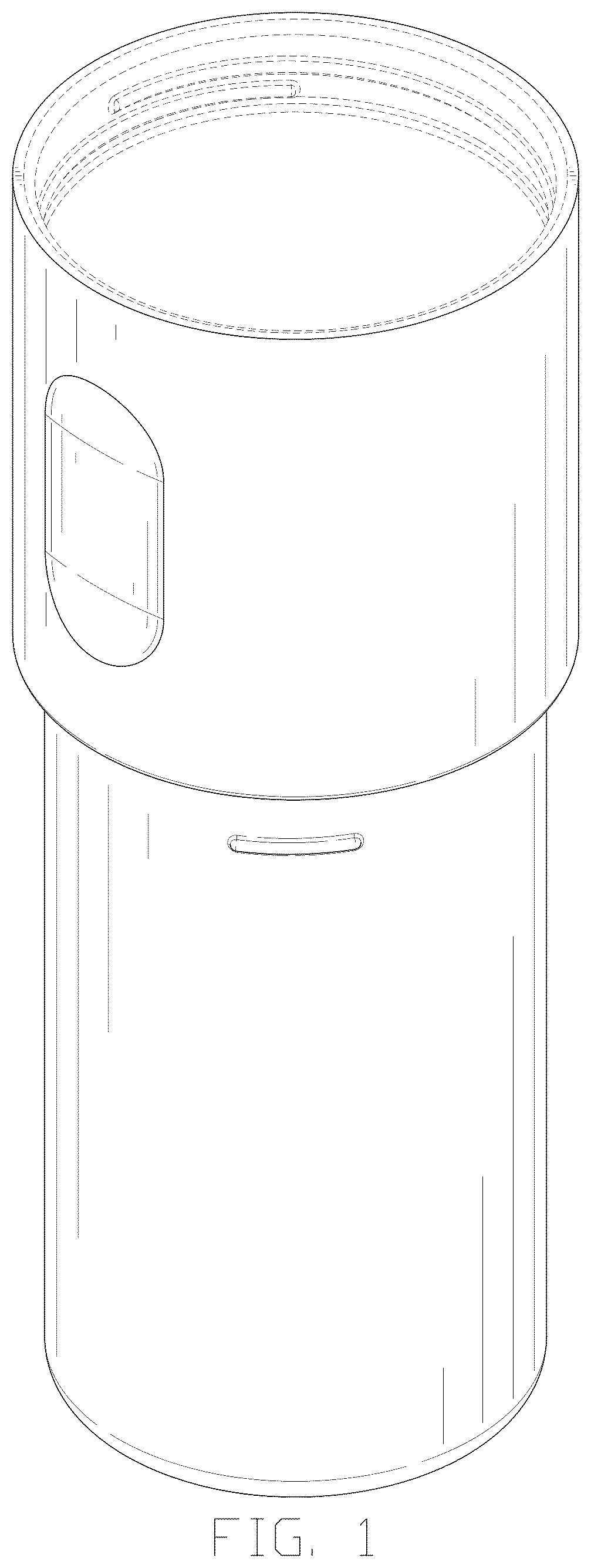 Patent USD1044406 Figure 1 – Bottle