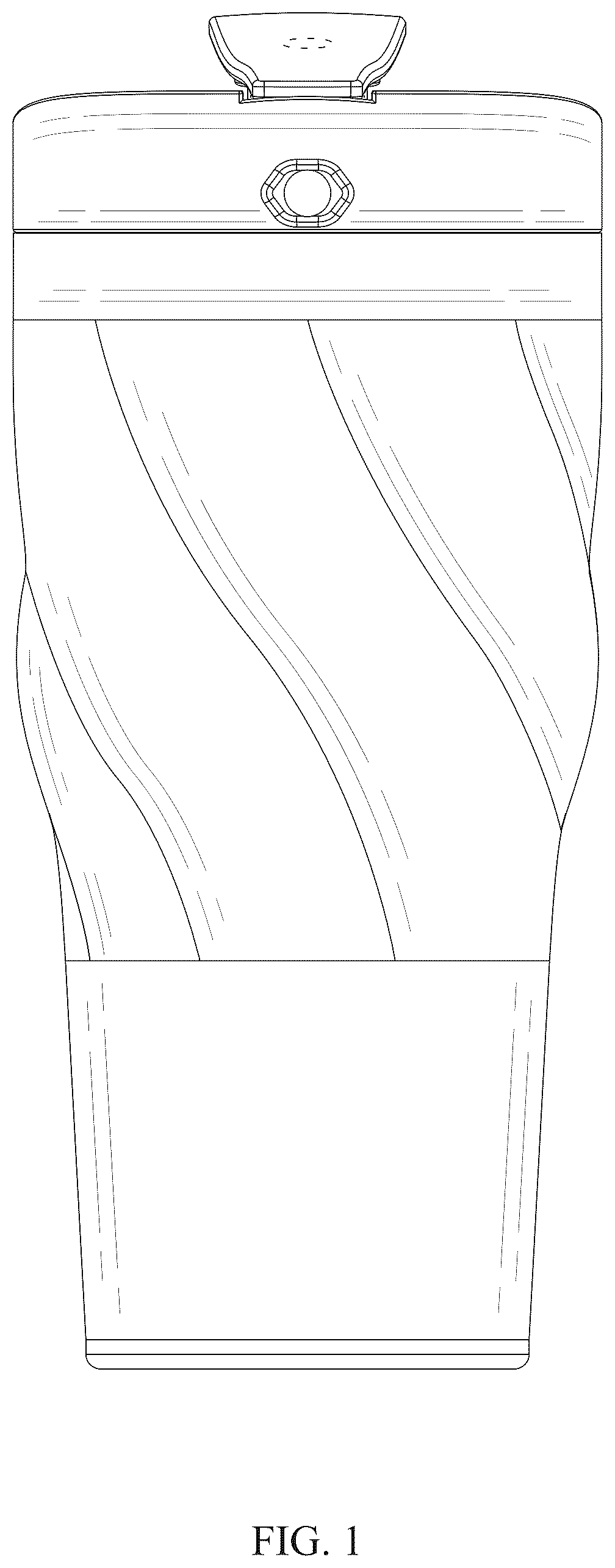 Patent USD1044407 Figure 1 – Double-layer vacuum flask