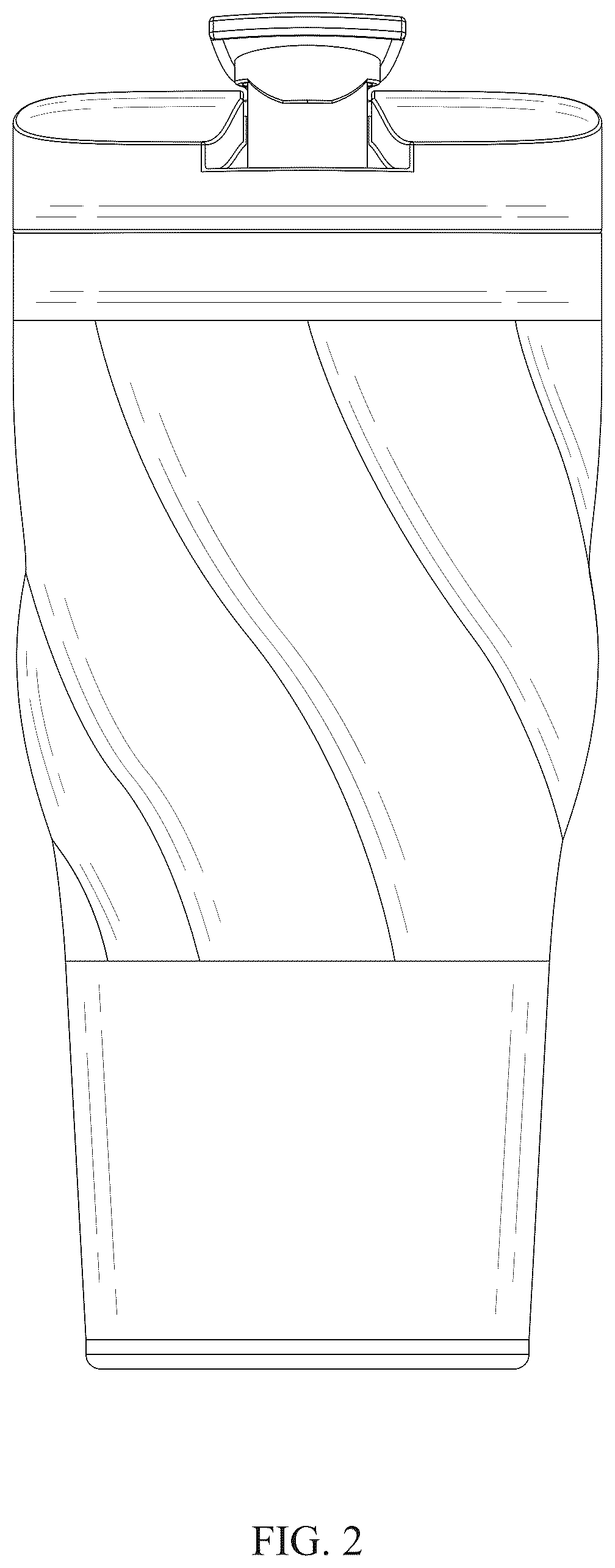 Patent USD1044407 Figure 2 – Double-layer vacuum flask