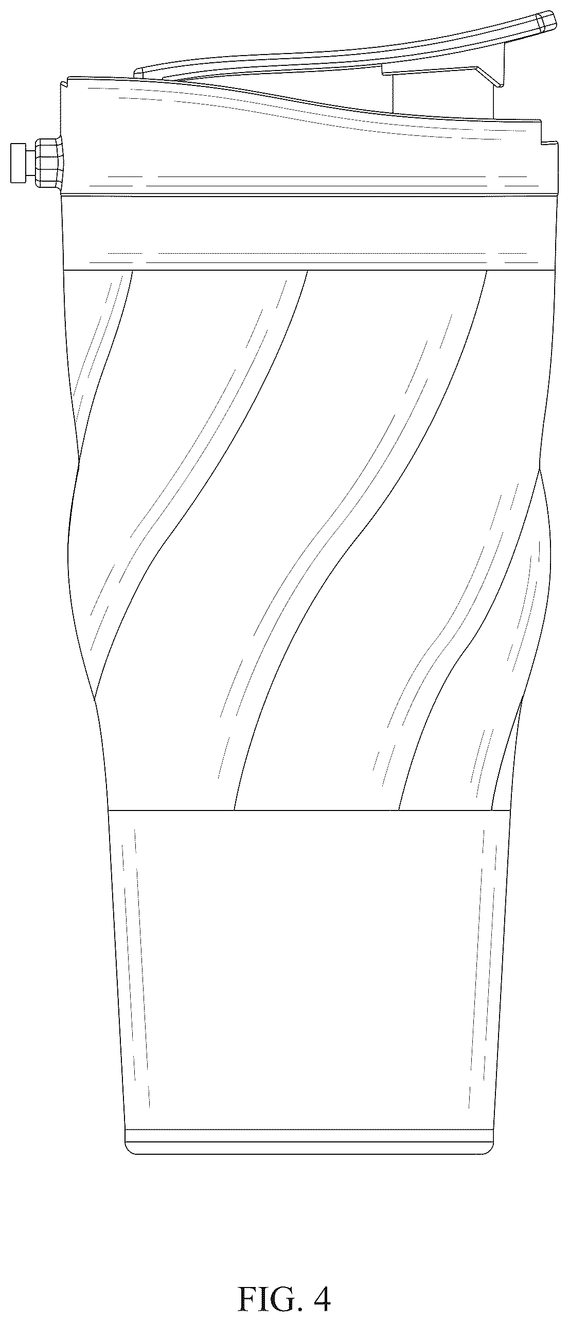 Patent USD1044407 Figure 4 – Double-layer vacuum flask