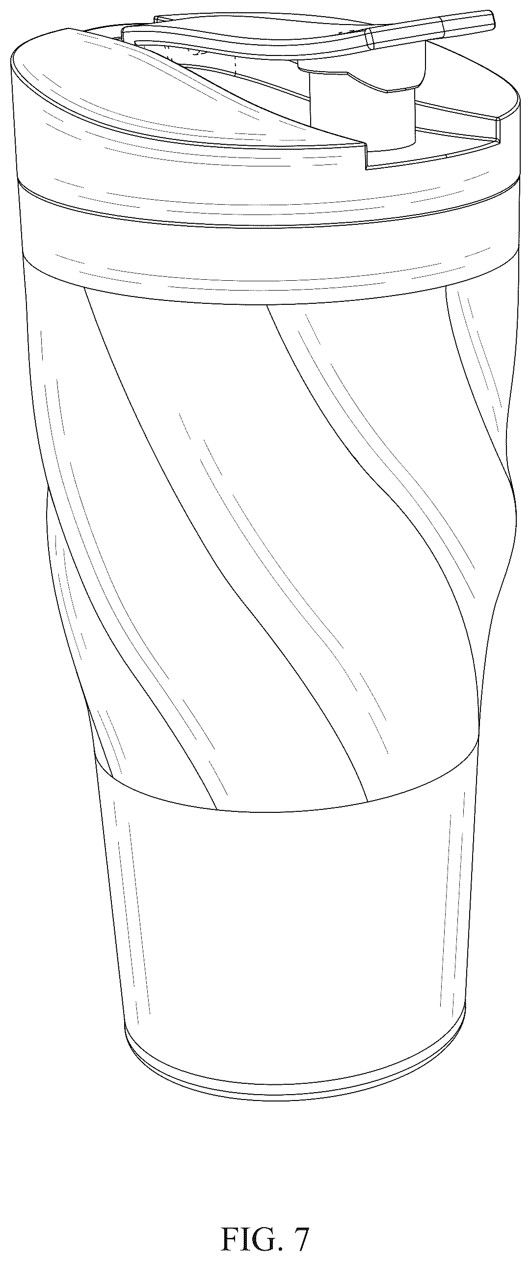 Patent USD1044407 Figure 7 – Double-layer vacuum flask