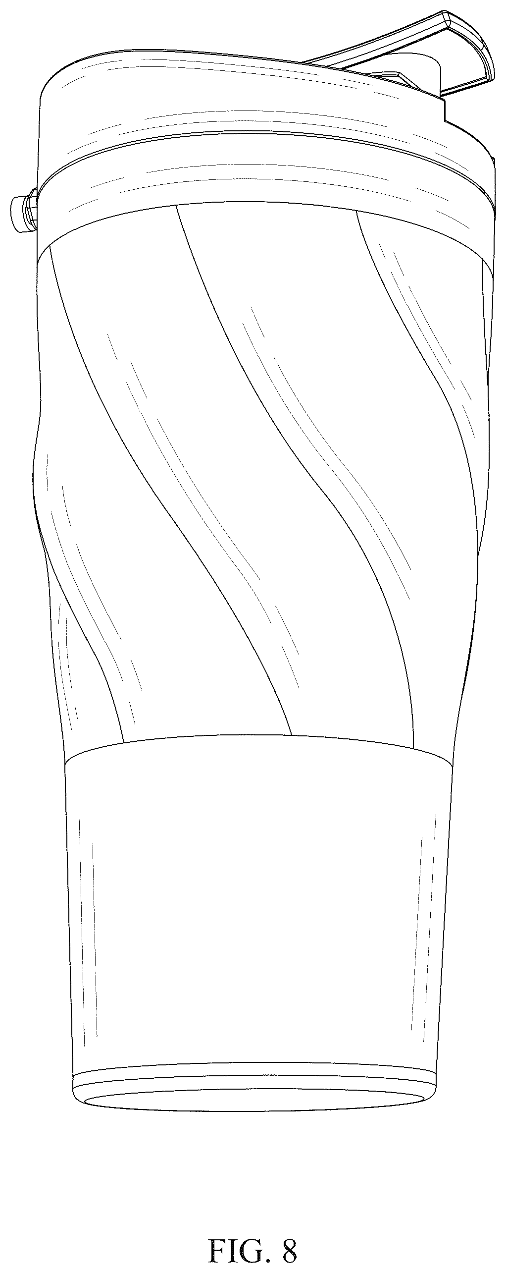 Patent USD1044407 Figure 8 – Double-layer vacuum flask
