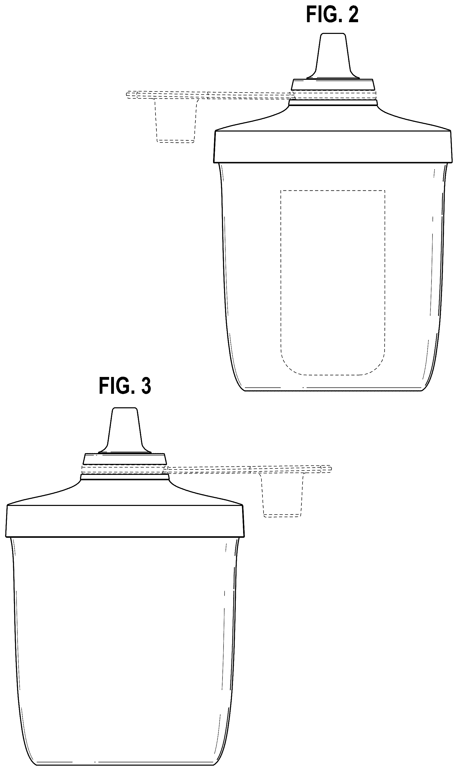 Patent USD1044408 Figure 2 – Food and beverage storage container