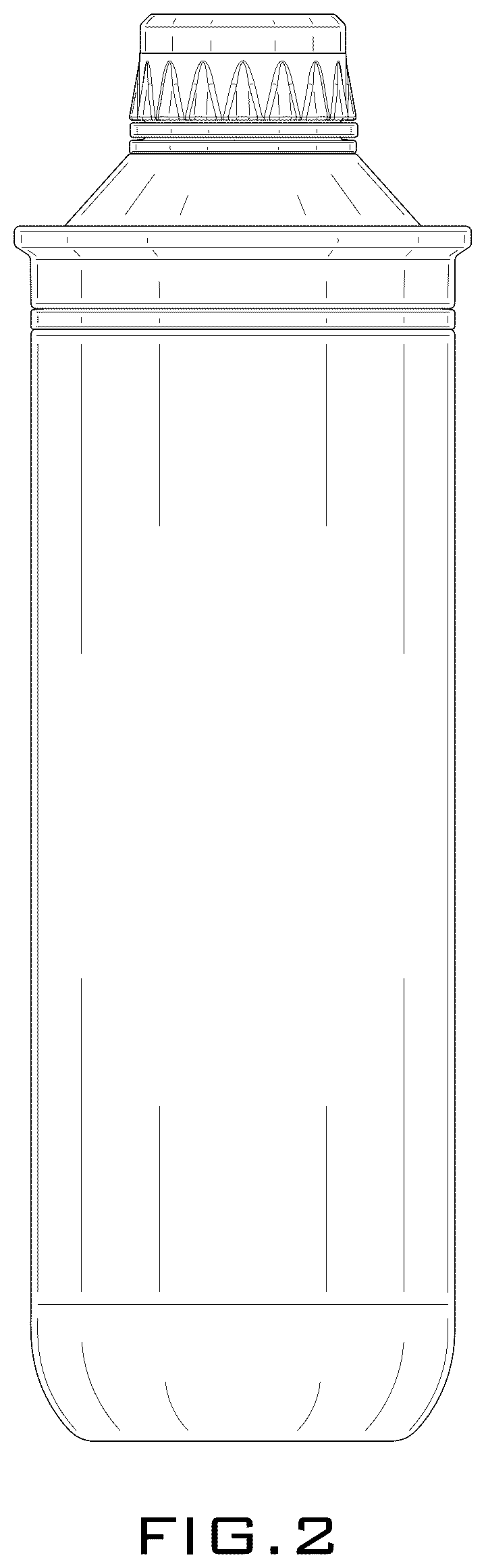 Patent USD1044410 Figure 2 – Beverage container