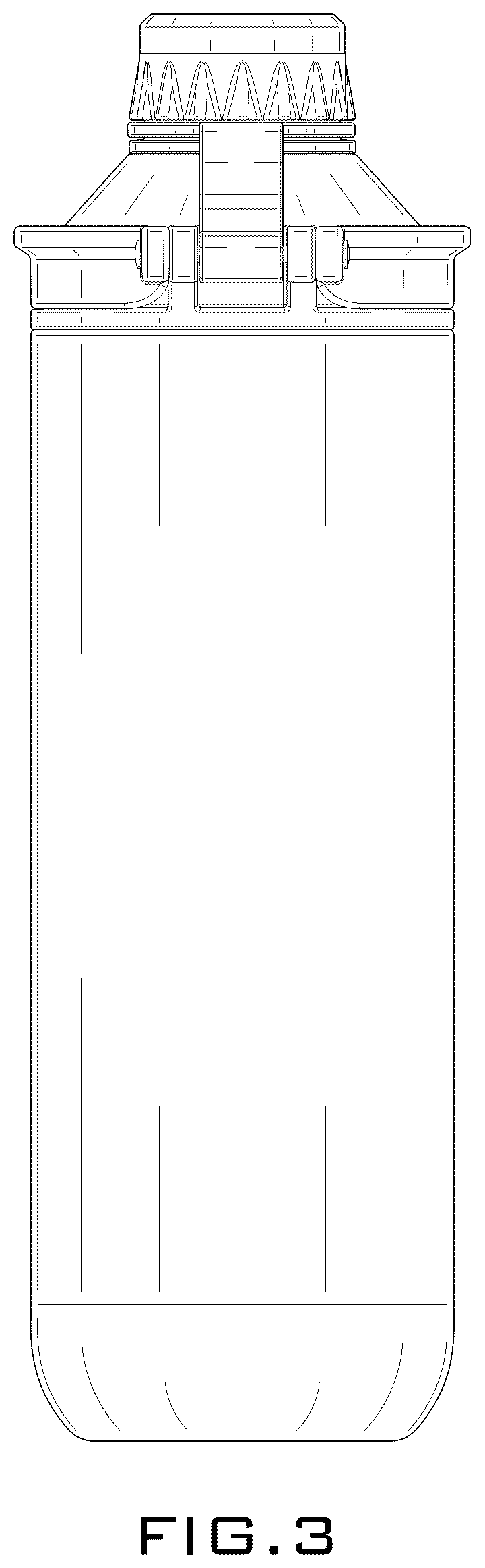 Patent USD1044410 Figure 3 – Beverage container