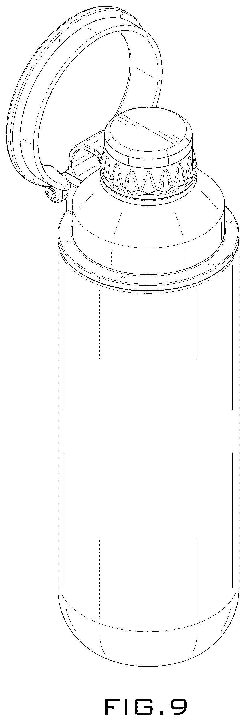 Patent USD1044410 Figure 9 – Beverage container