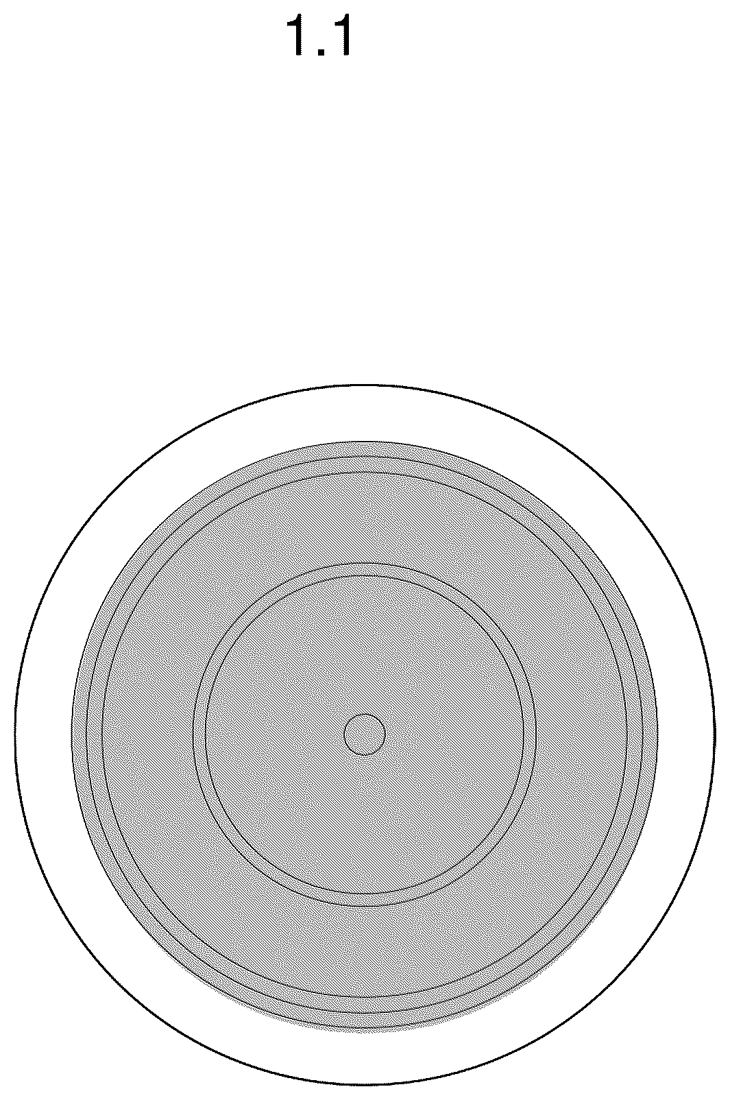 Patent USD1044411 Figure 1 – Bottle with closure