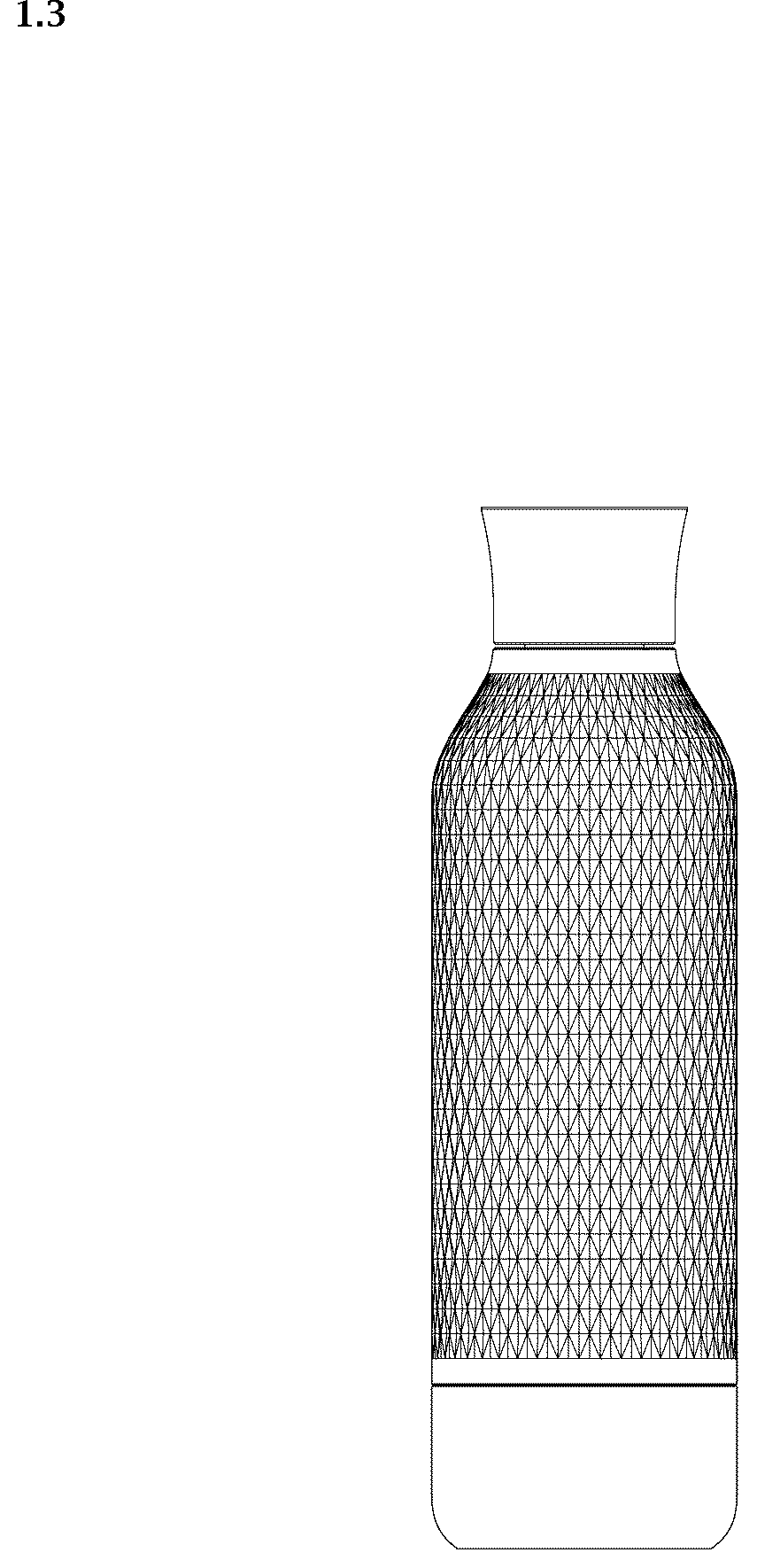 Patent USD1044411 Figure 3 – Bottle with closure