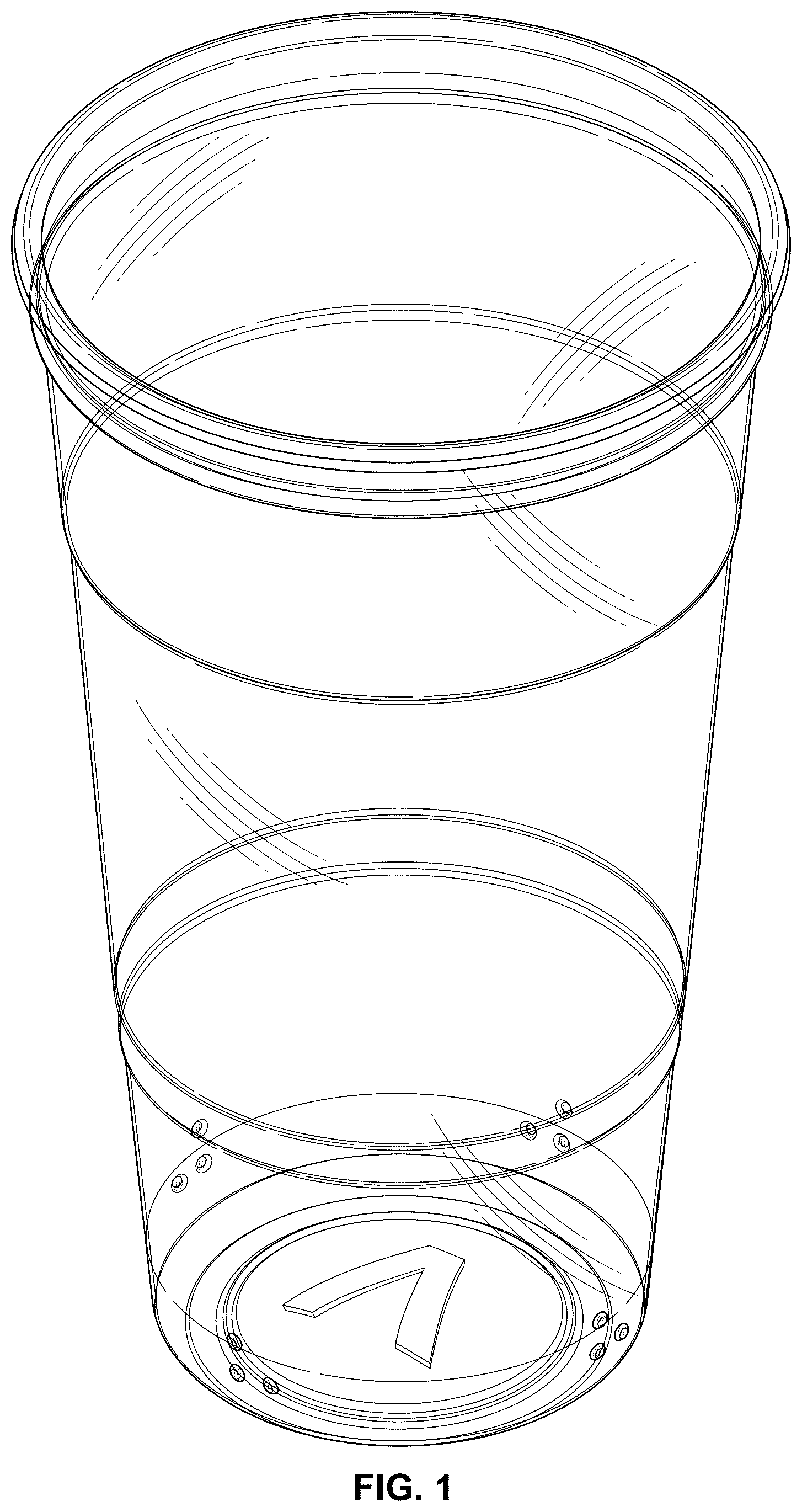 Patent USD1044412 Figure 1 – Cup