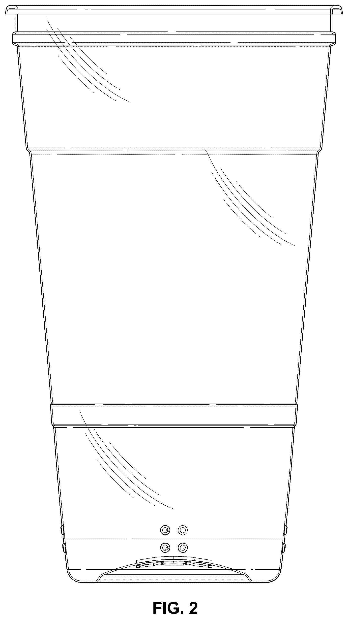 Patent USD1044412 Figure 2 – Cup
