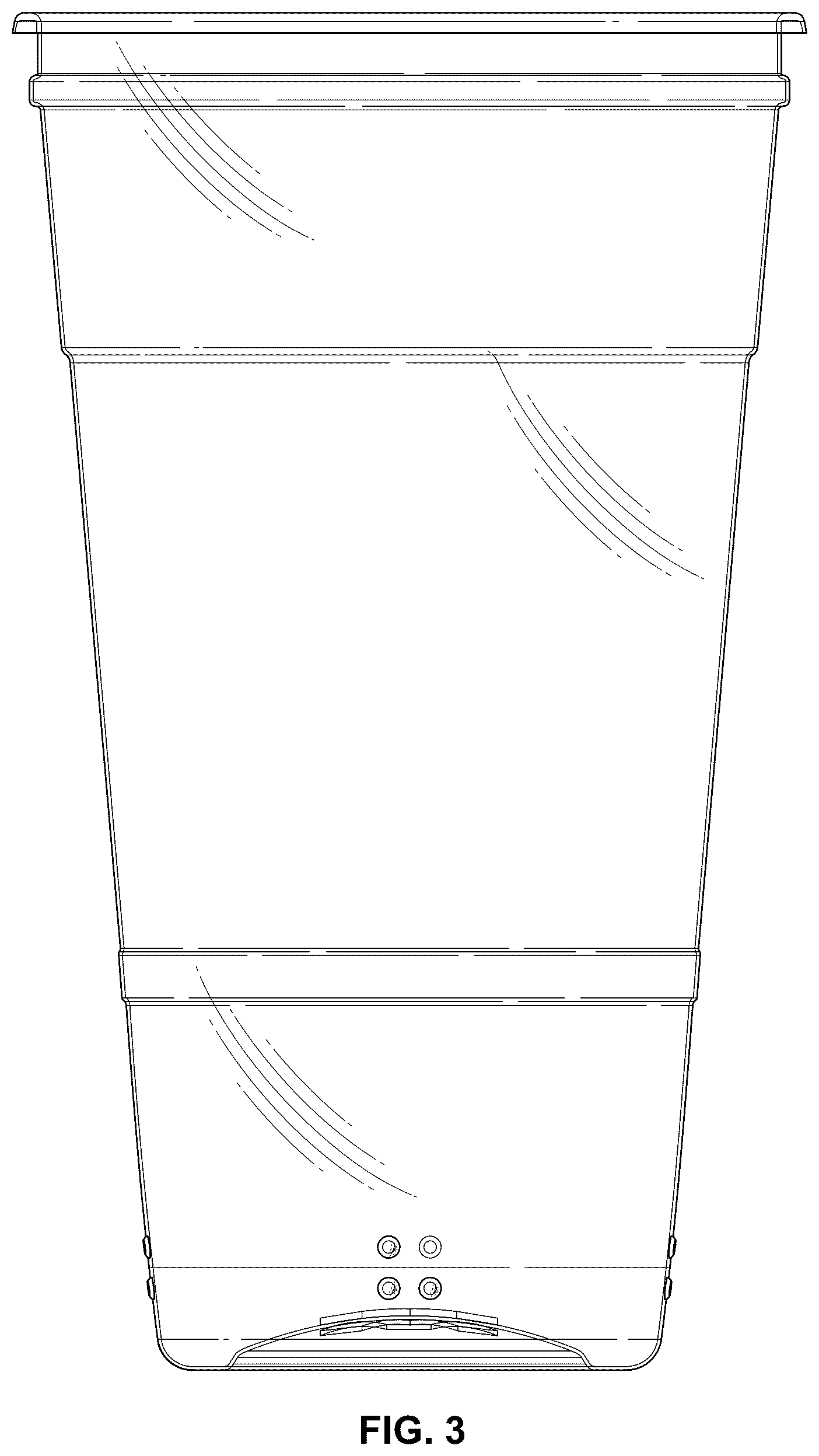 Patent USD1044412 Figure 3 – Cup