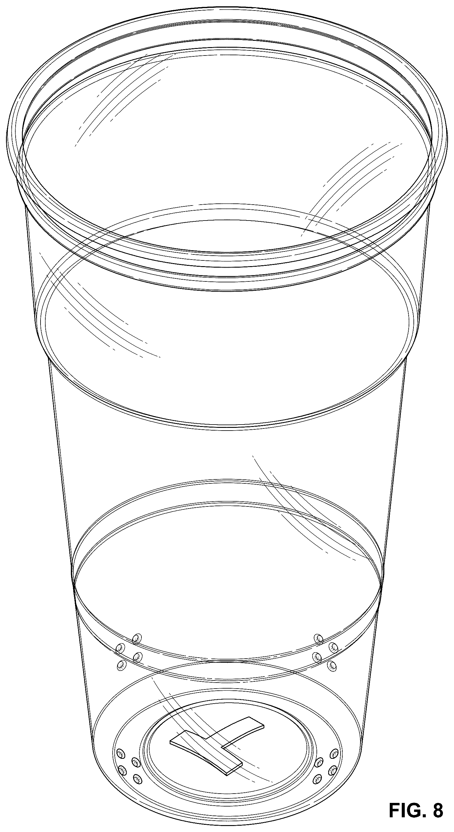 Patent USD1044412 Figure 8 – Cup