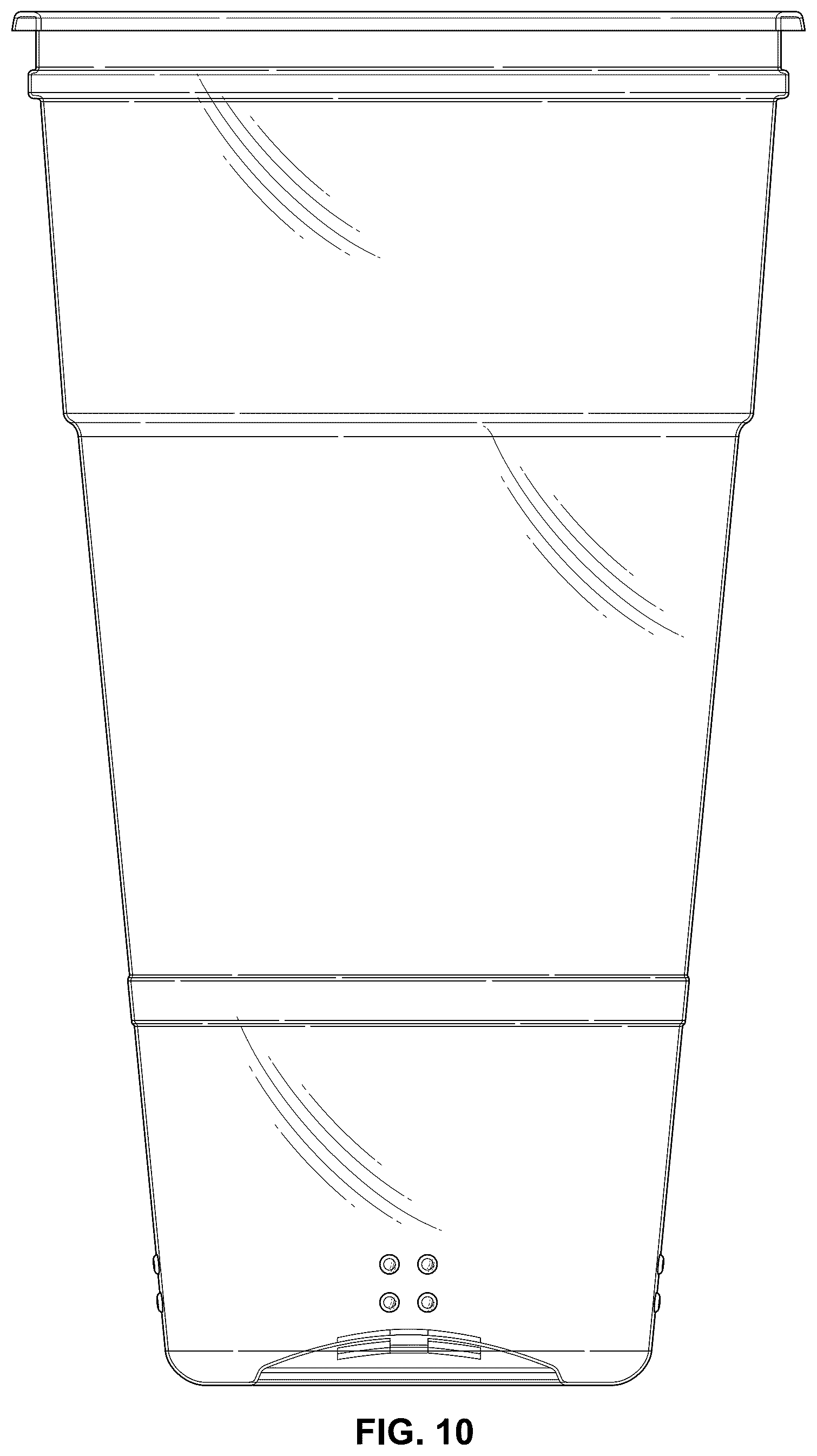 Patent USD1044412 Figure 10 – Cup
