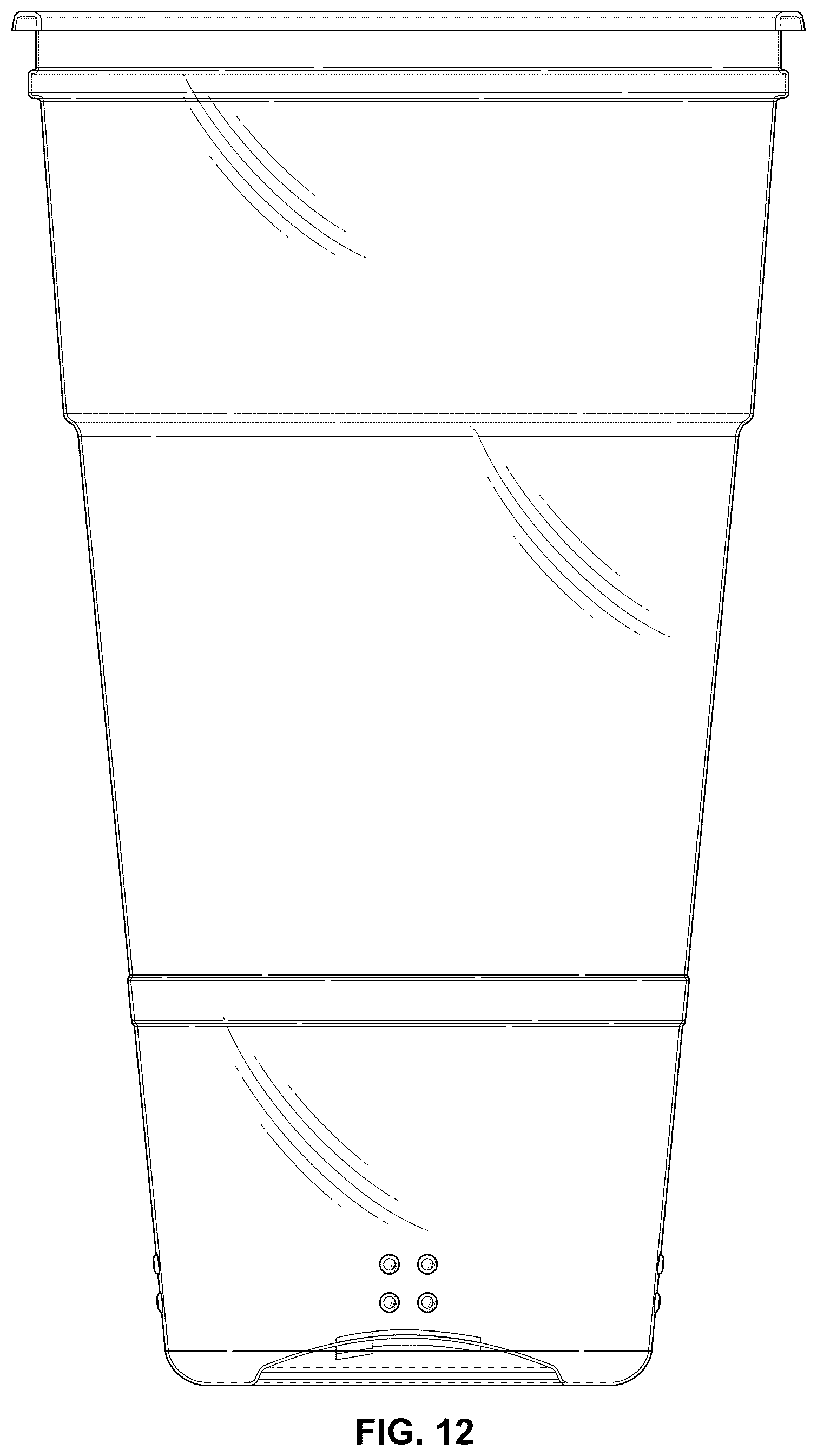Patent USD1044412 Figure 12 – Cup