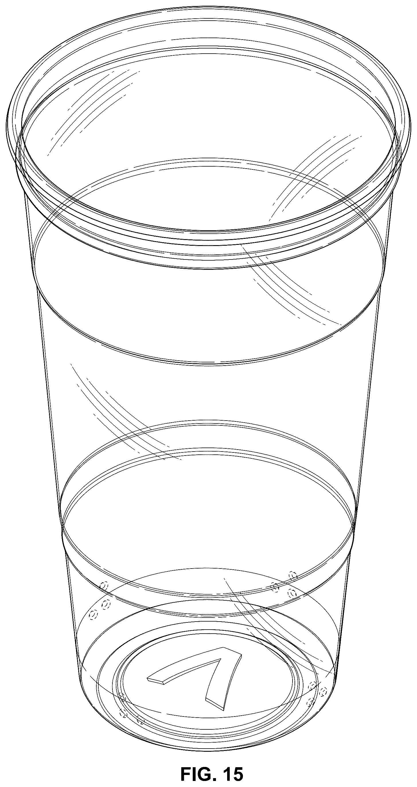 Patent USD1044412 Figure 15 – Cup