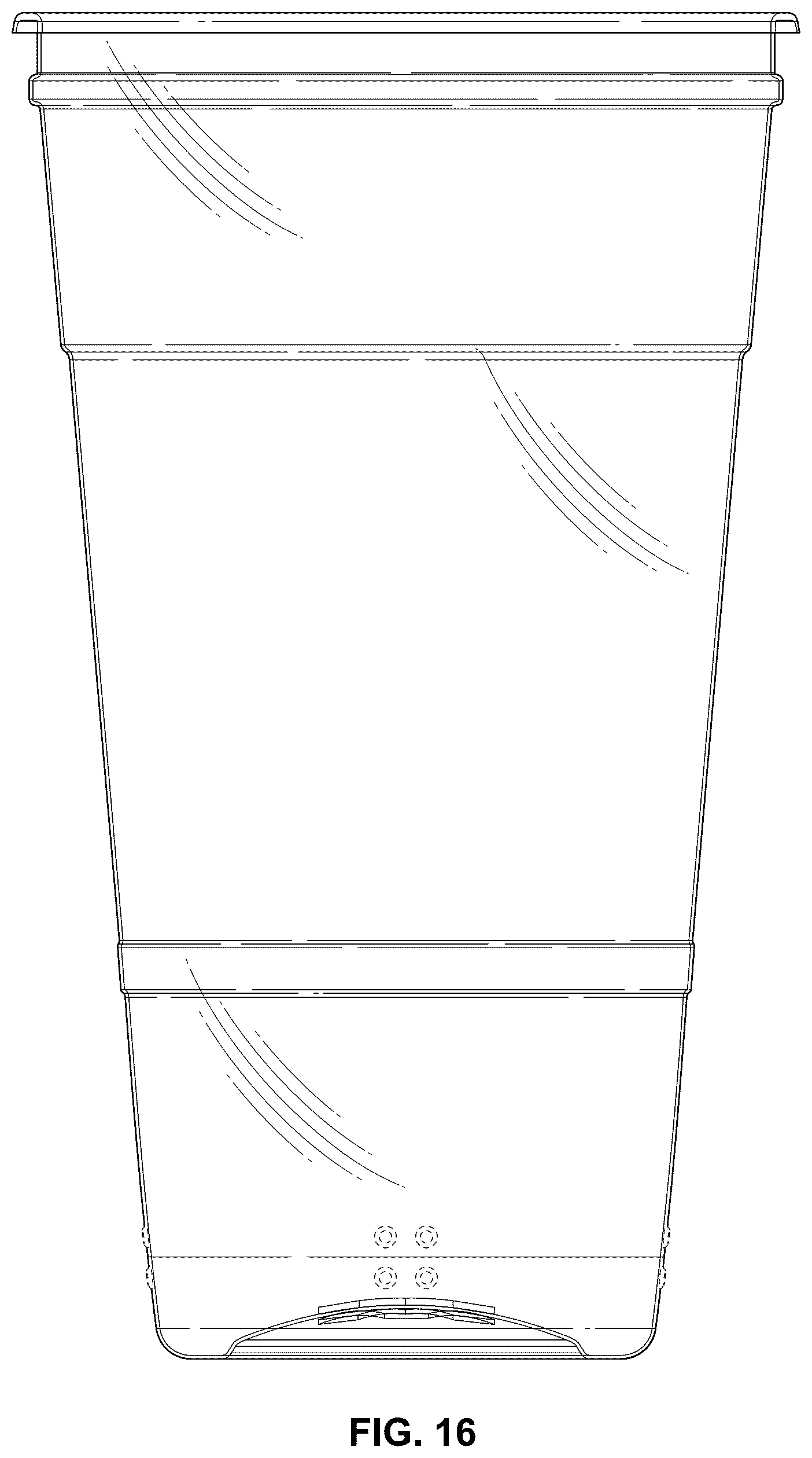 Patent USD1044412 Figure 16 – Cup