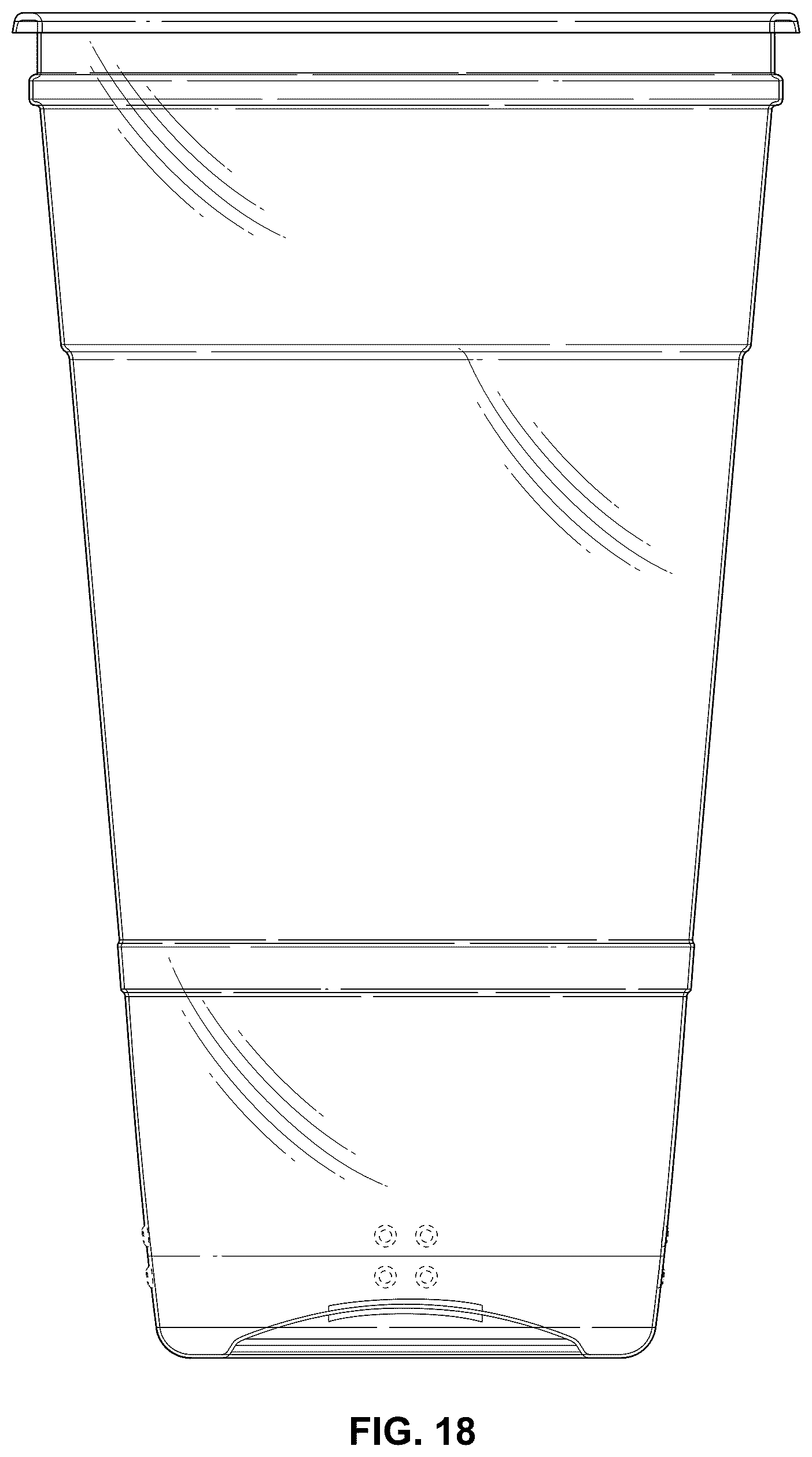 Patent USD1044412 Figure 18 – Cup