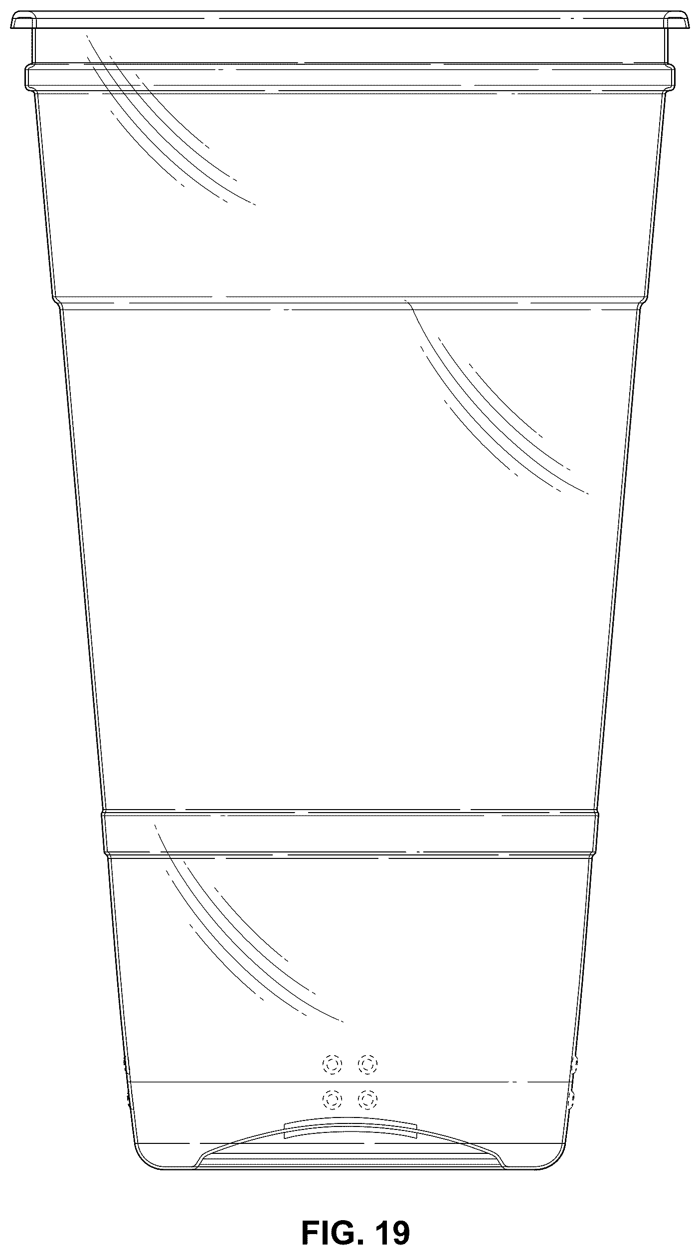 Patent USD1044412 Figure 19 – Cup